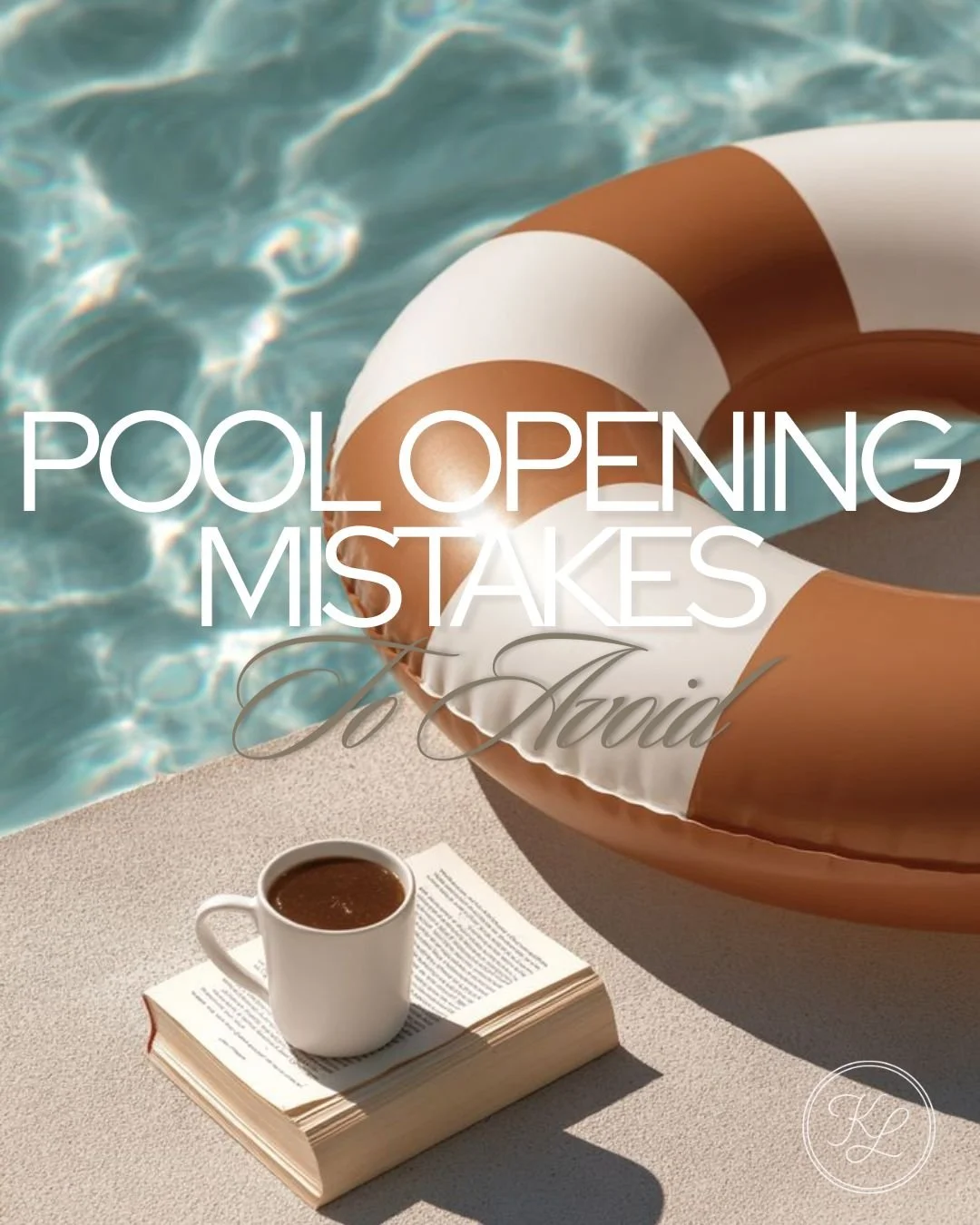 Pool tip Tuesday. Opening your pool for the season? A few small mistakes can lead to bigger headaches later. Here are some pool opening mistakes to avoid:
Opening the pool too late in the season
Not cleaning the cover before removing it
Forgetting to