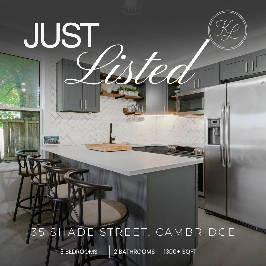 JUST LISTED AT 35 SHADE STREET CAMBRIDGE
$475,000
Open house Sat &amp; Sun 2-4pm
This charming 3-bedroom, 2-bathroom home is officially on the market. A great opportunity in Cambridge for first-time buyers, downsizers, or anyone looking for a move-in