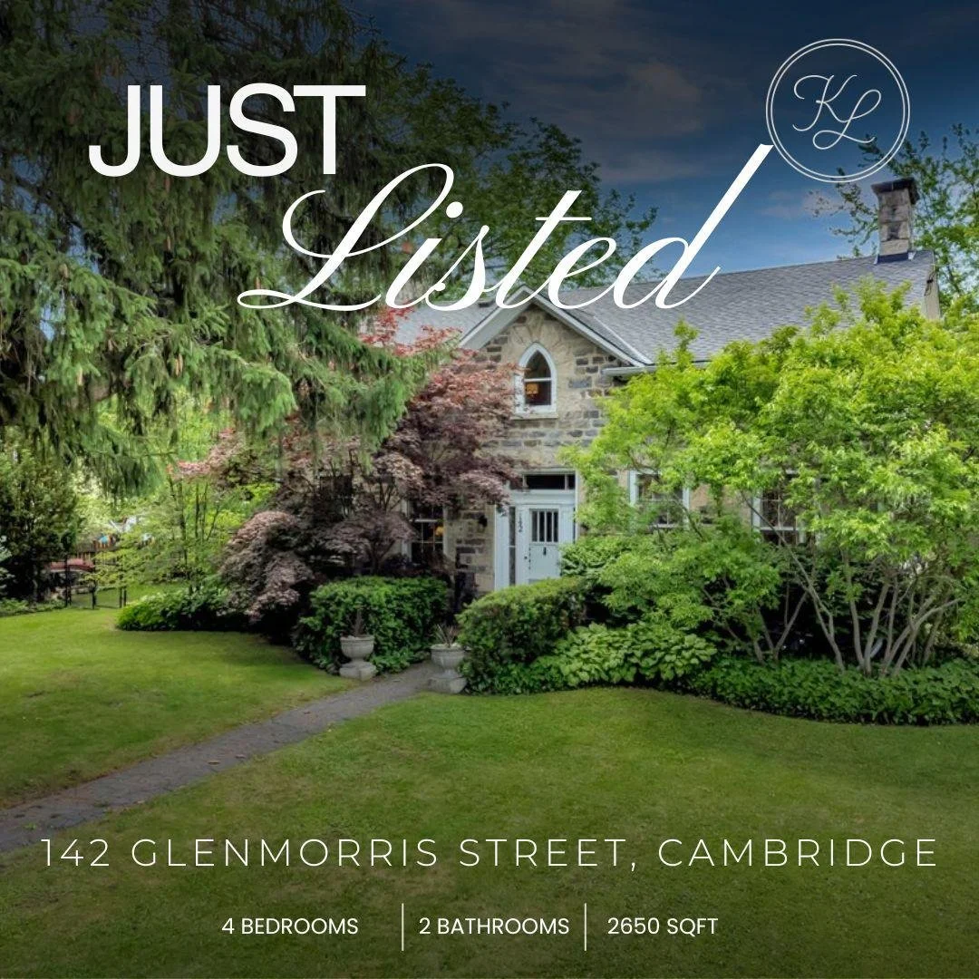 Just Listed | 142 Glenmorris Street, Cambridge
Open House: Sunday, June 14 from 2&ndash;4 PM
A rare opportunity to own a piece of Cambridge history. Built in 1847, this stunning granite and limestone home is filled with character, charm, and timeless