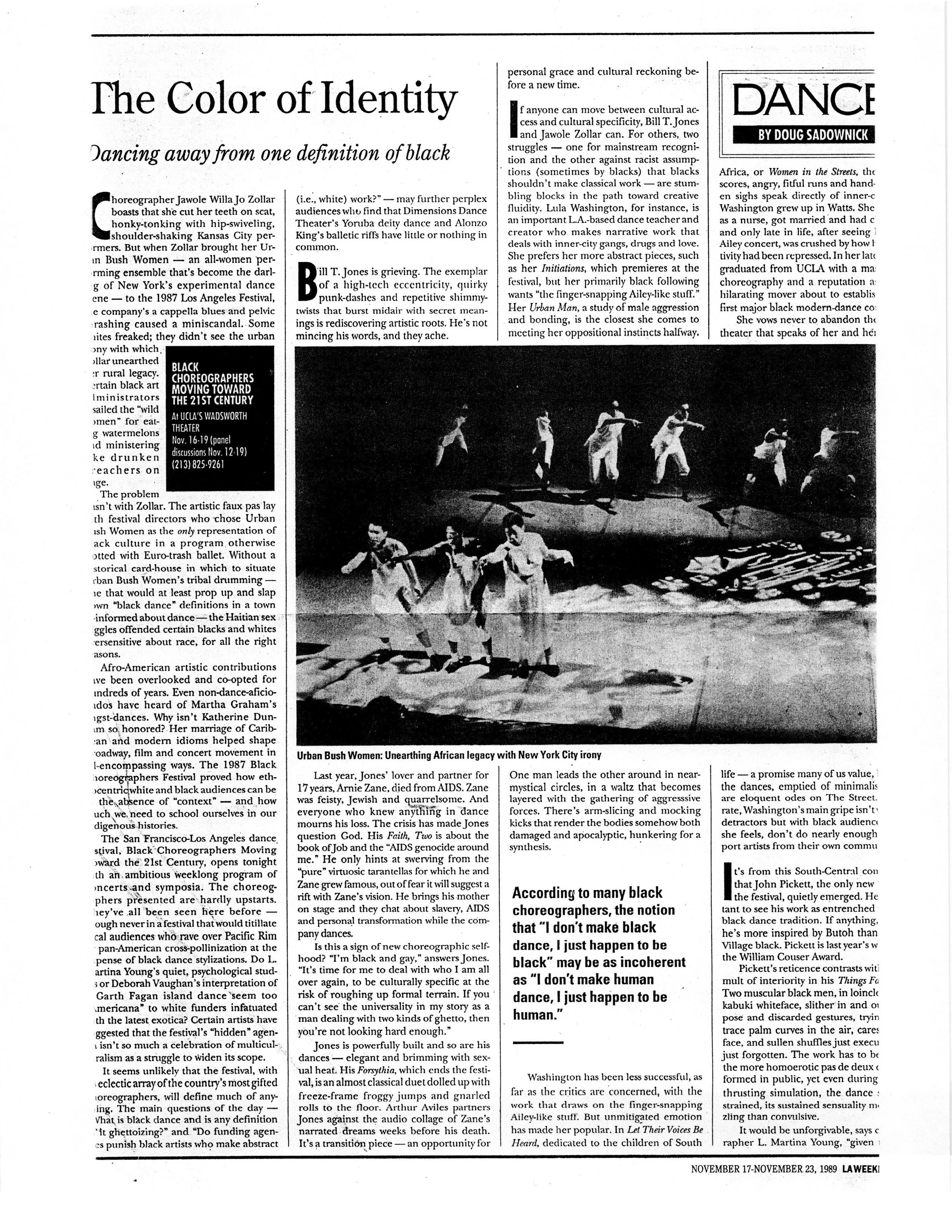 The Color of Identity by Douglas Sadownick - The Archive