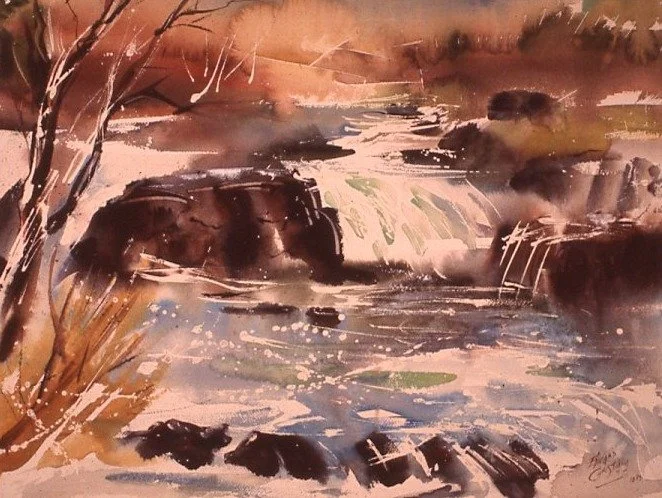 Spring_Flood,Little_Black_Creek,18.5x26.5,date-unknown.jpg