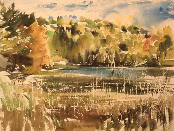 Early_Spring,Bass_Pond,17.5x23.5,1984.jpg