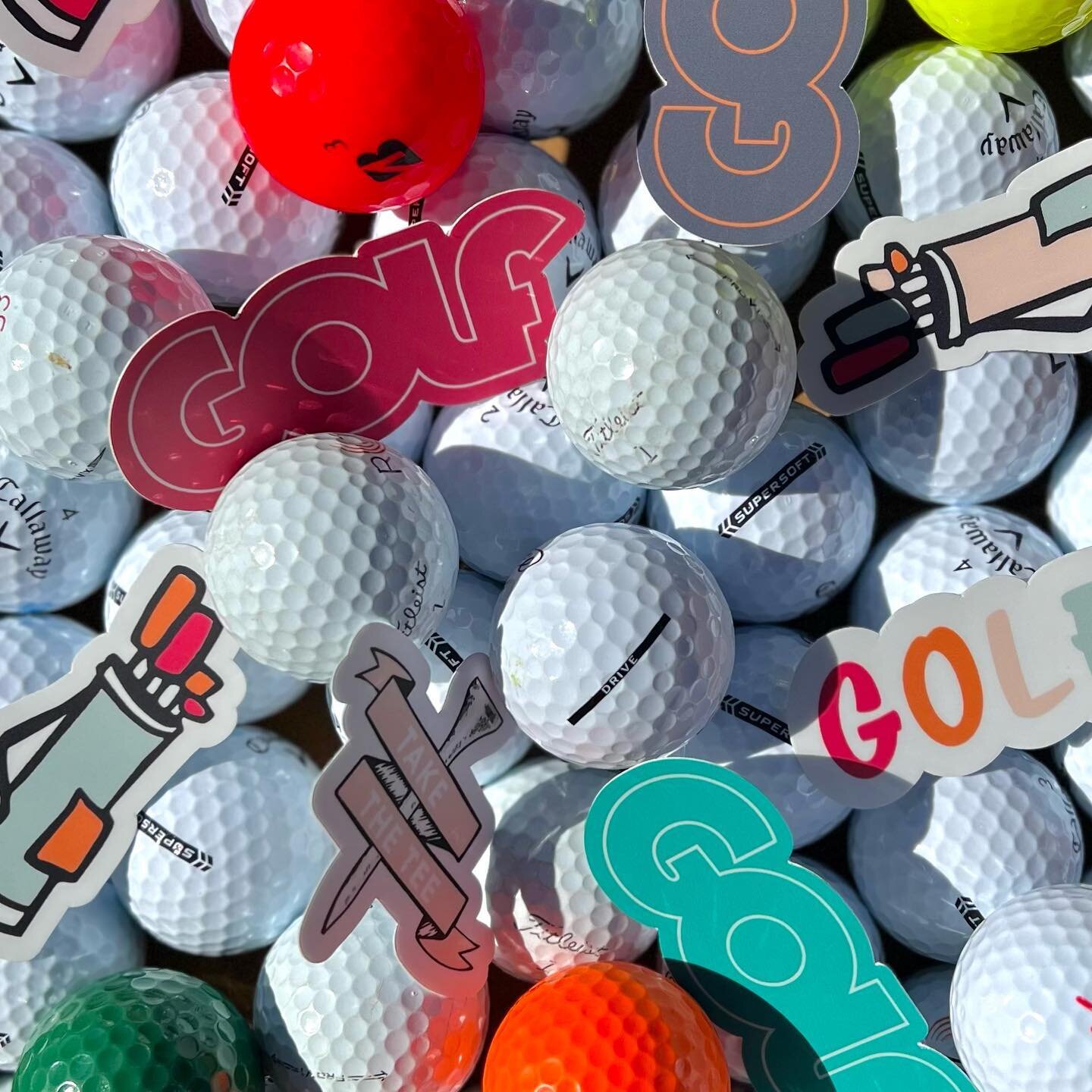 It&rsquo;s that time of year! Special run of golf decals for @cottagegolfstudio . Interested in decals or even some printed golf balls for your next event? Reach out to our team for help making it a reality! 

#golf #decals #golfballs #lef #printing