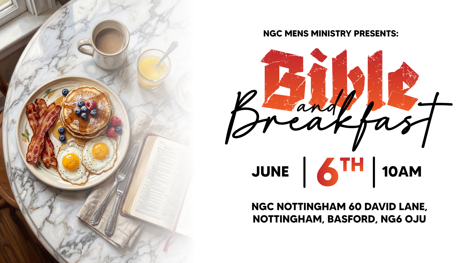 Bible and Breakfast (Men’s Event)