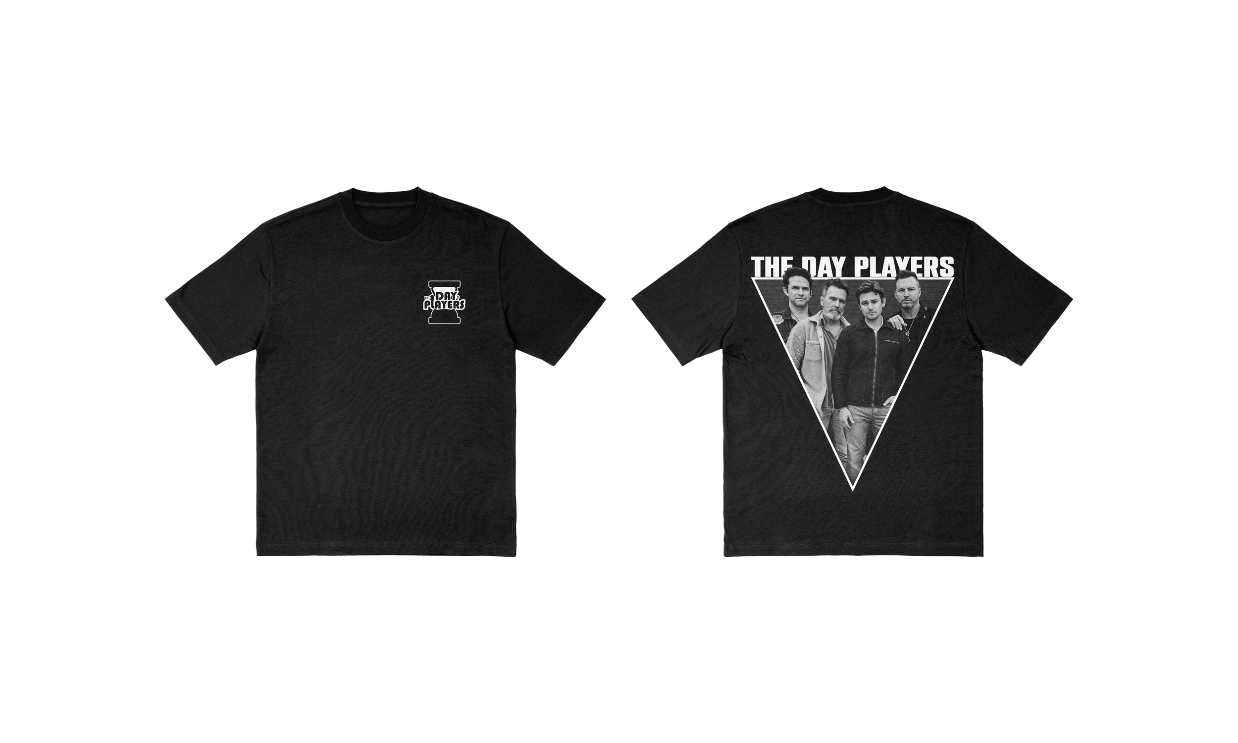 Day Players Black Triangle V Neck