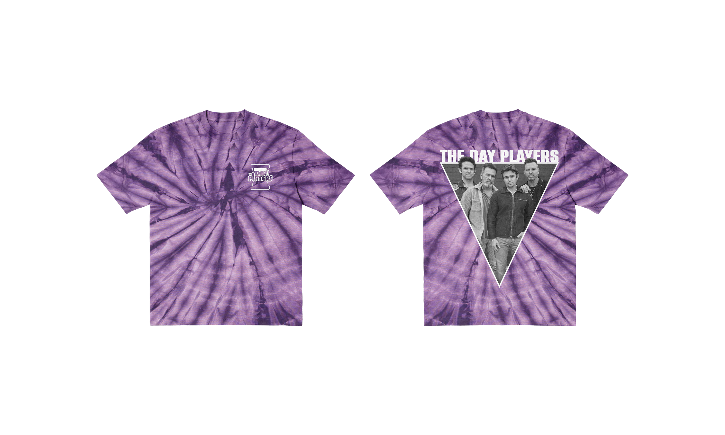 Day Players Purple Triangle Dye *SIGNED BY BAND*