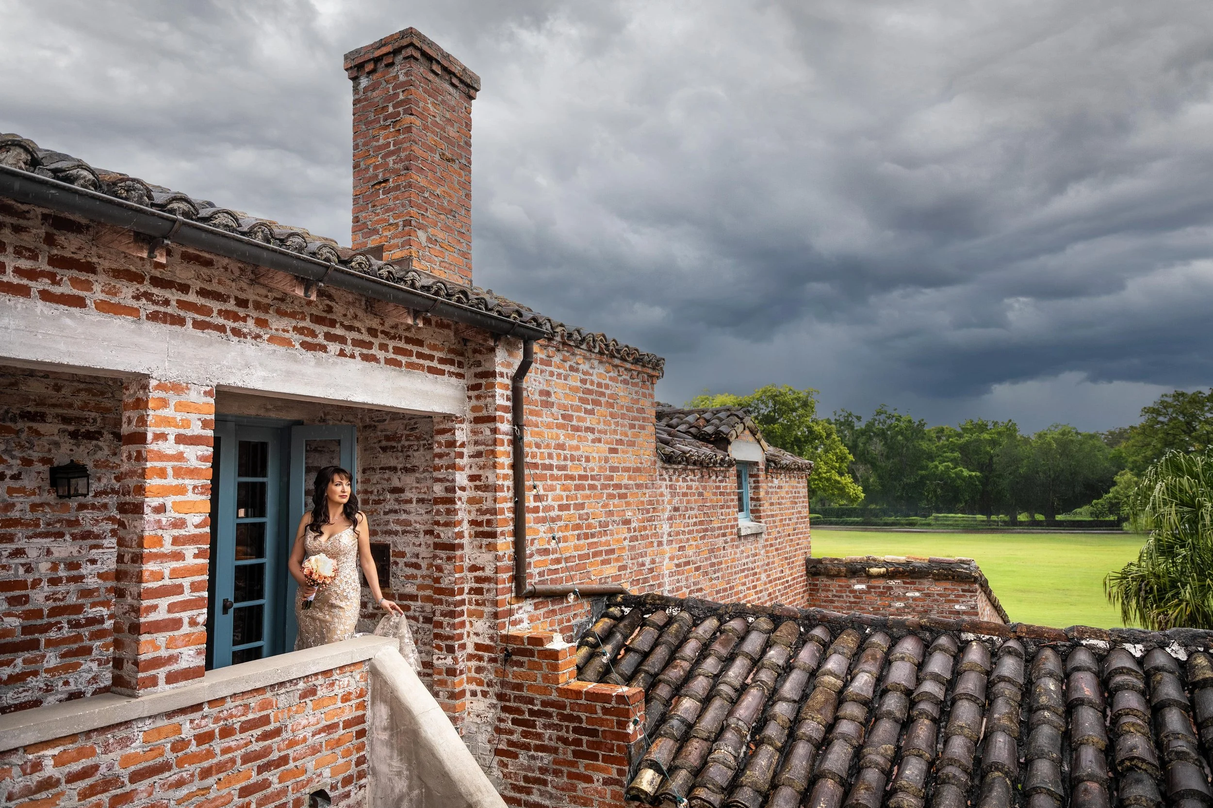 Bridal portrait - casa feliz wedding - orlando wedding photographer