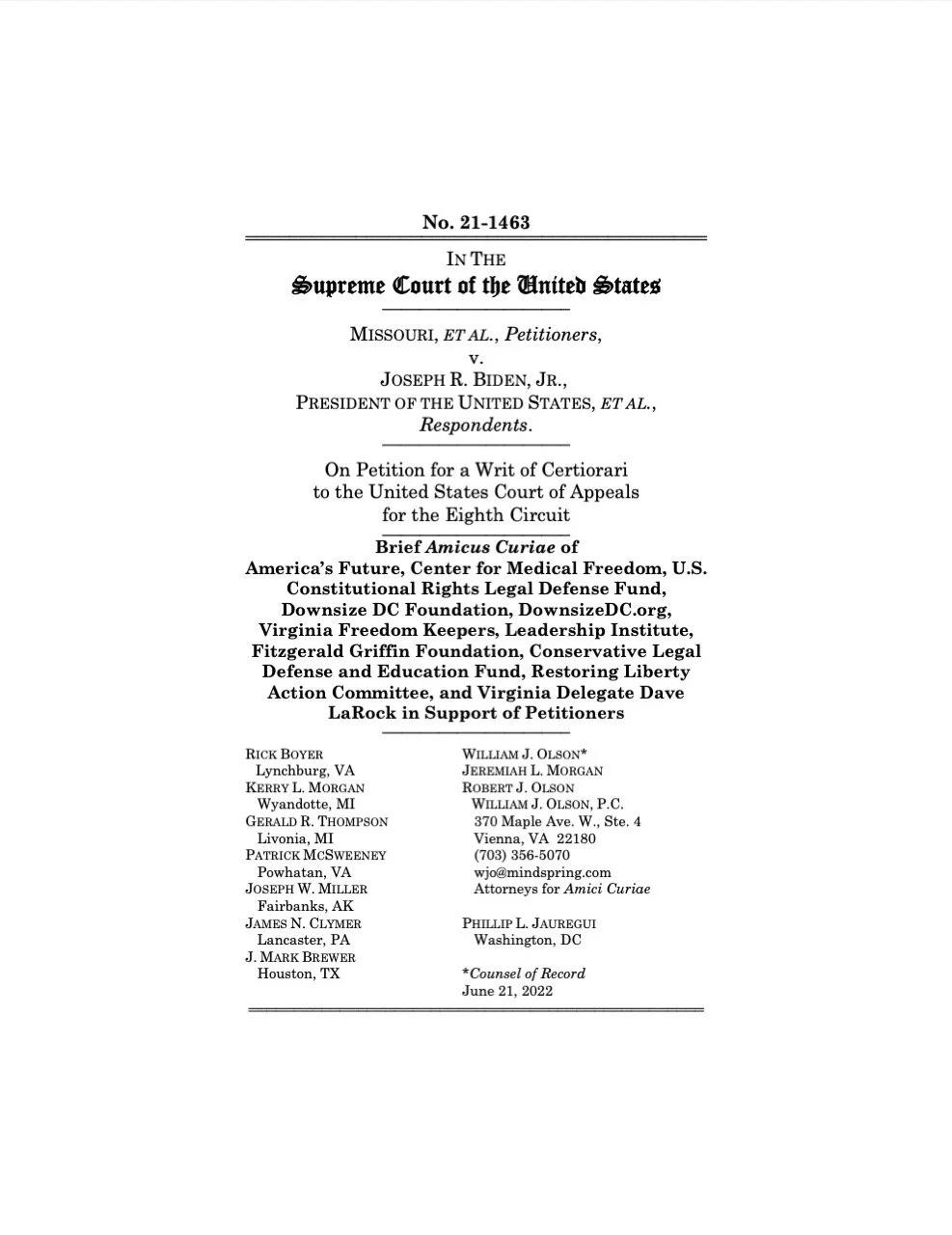 Missouri v. Biden