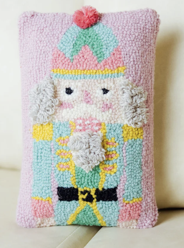 Pink Nutcracker Pillow