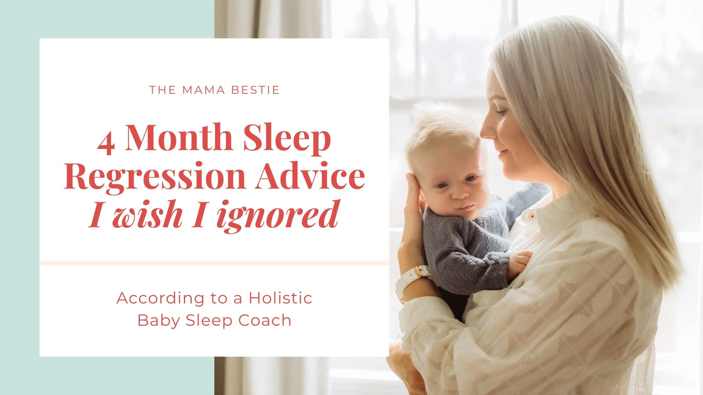 4-Month Sleep Regression Advice You Need to Stop Following (According to a Holistic Baby Sleep Coach)