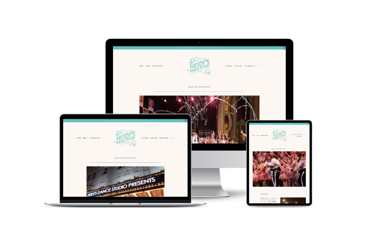 Website Redesign For Dance Studio