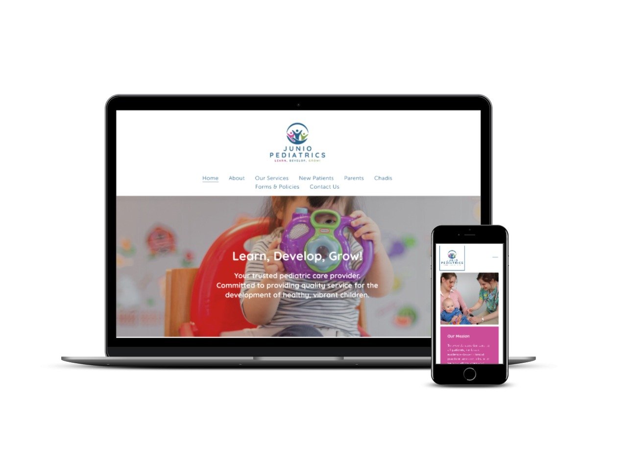 Logo and Website Design For Pediatrician by 315 Designs