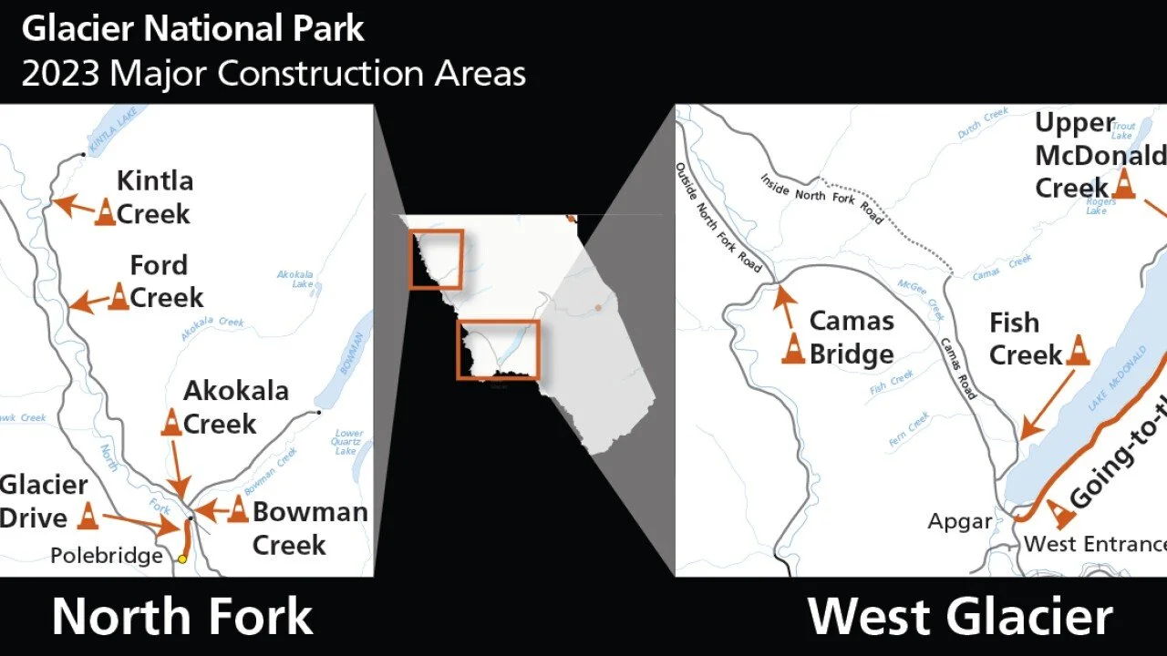 Glacier National Park provides 2023 construction updates