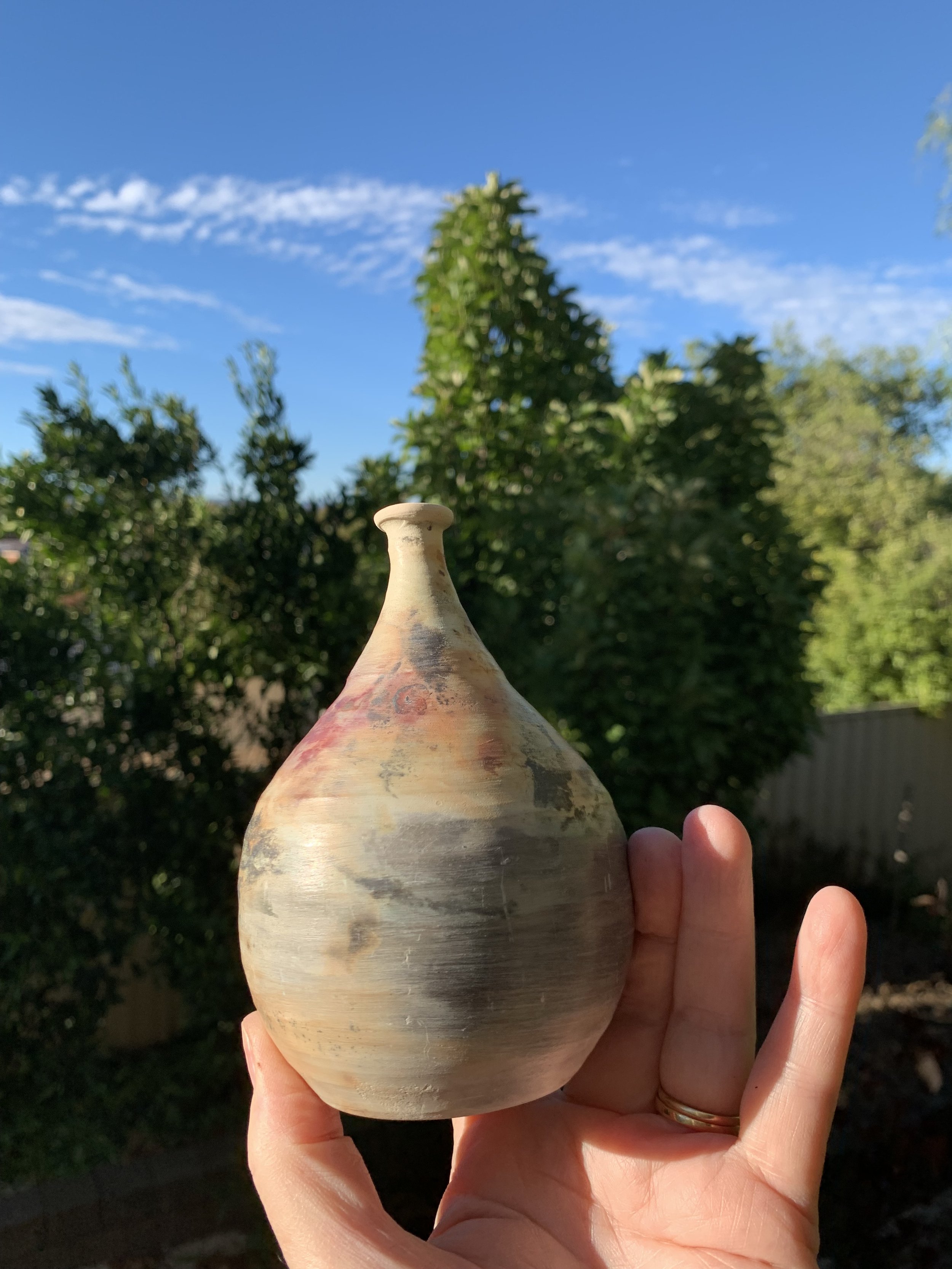 Washed and held up to the sun 