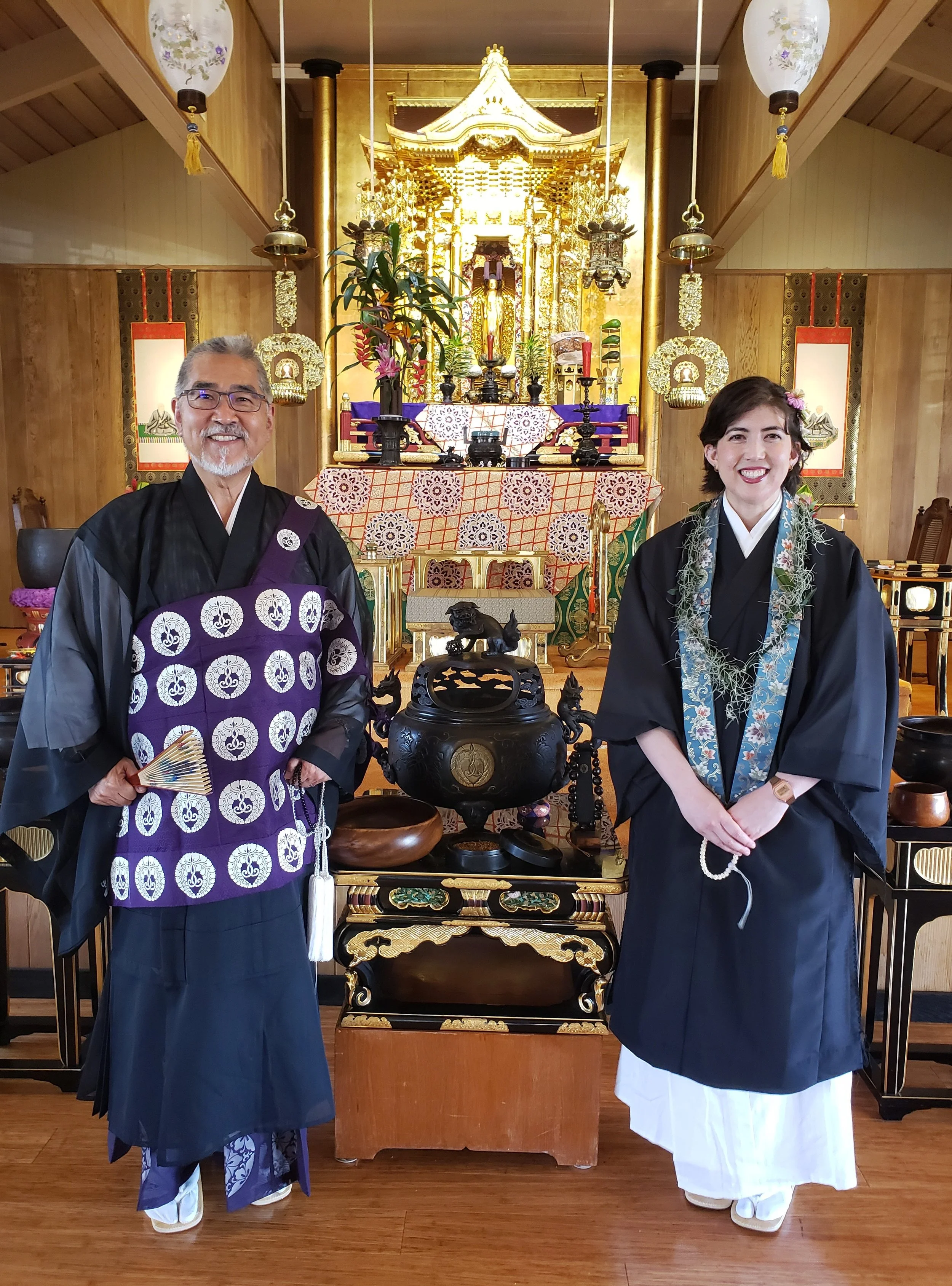 Rev. Kerry Kiyohara and Rev. Sydney Shiroyama