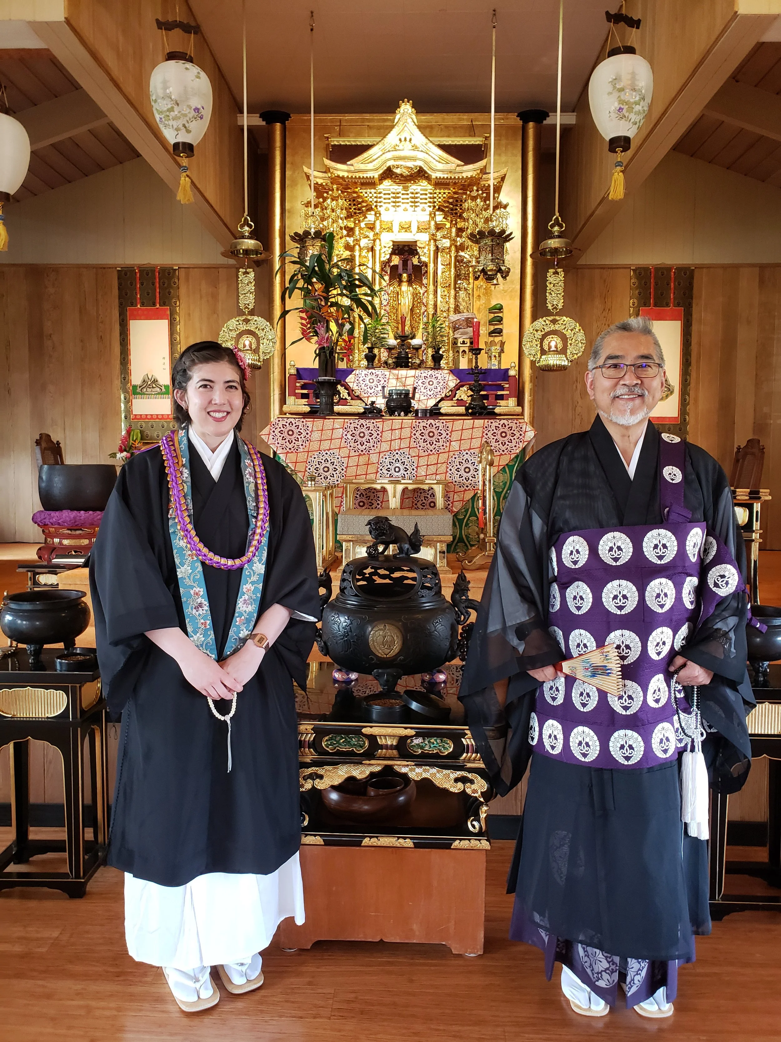 Rev. Sydney Shiroyama and Rev. Kerry Kiyohara