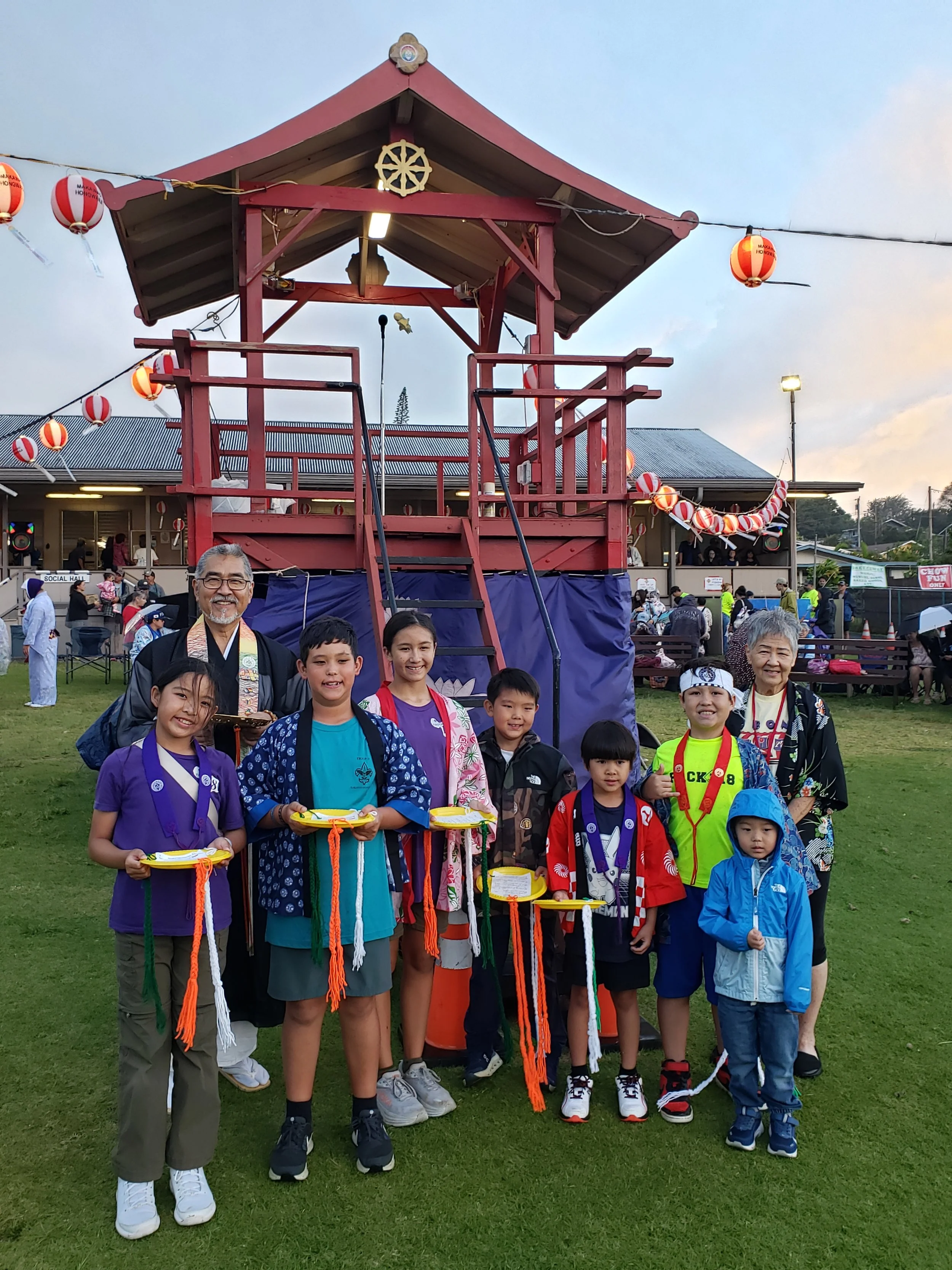 Dharma School Students Ready for Opening Ceremony