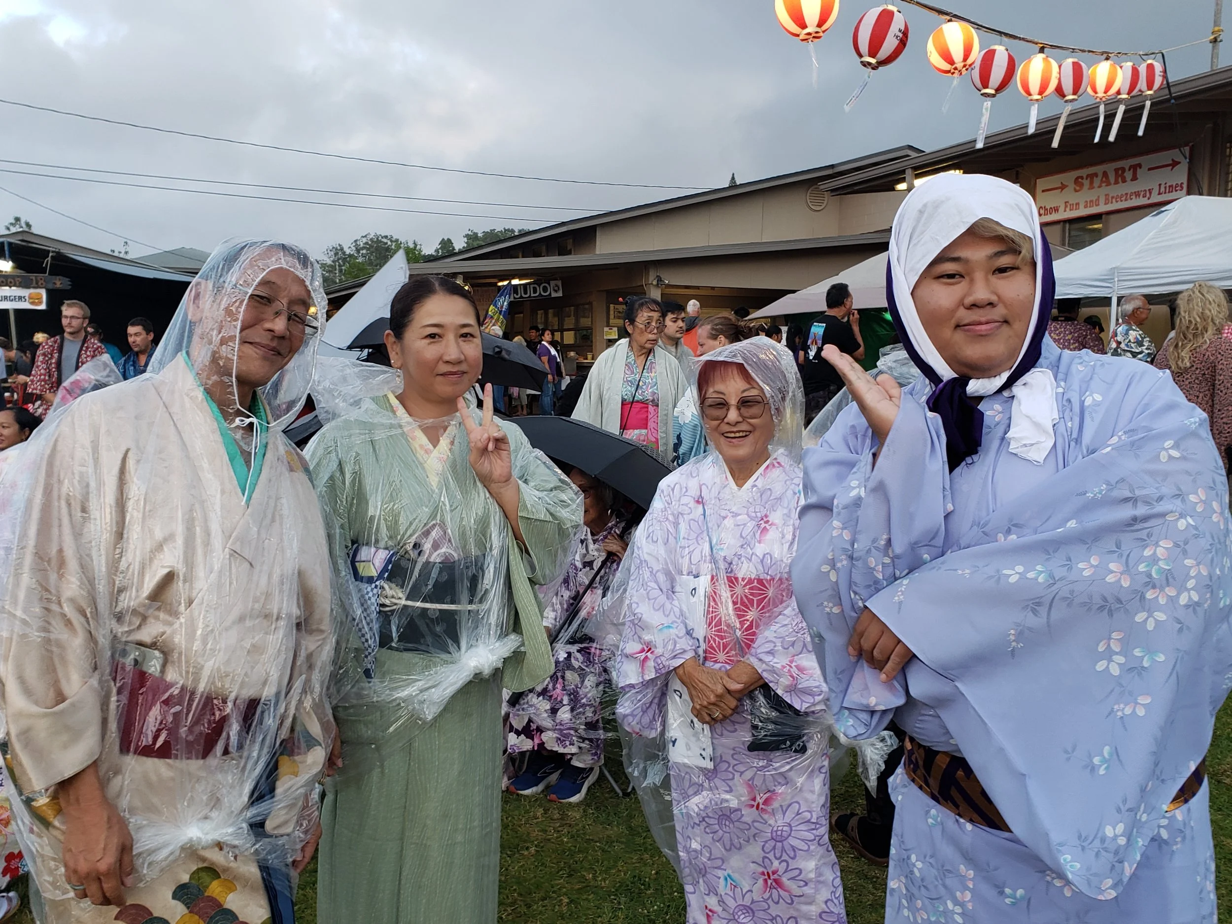 Ready to Dance in Drizzling Weather