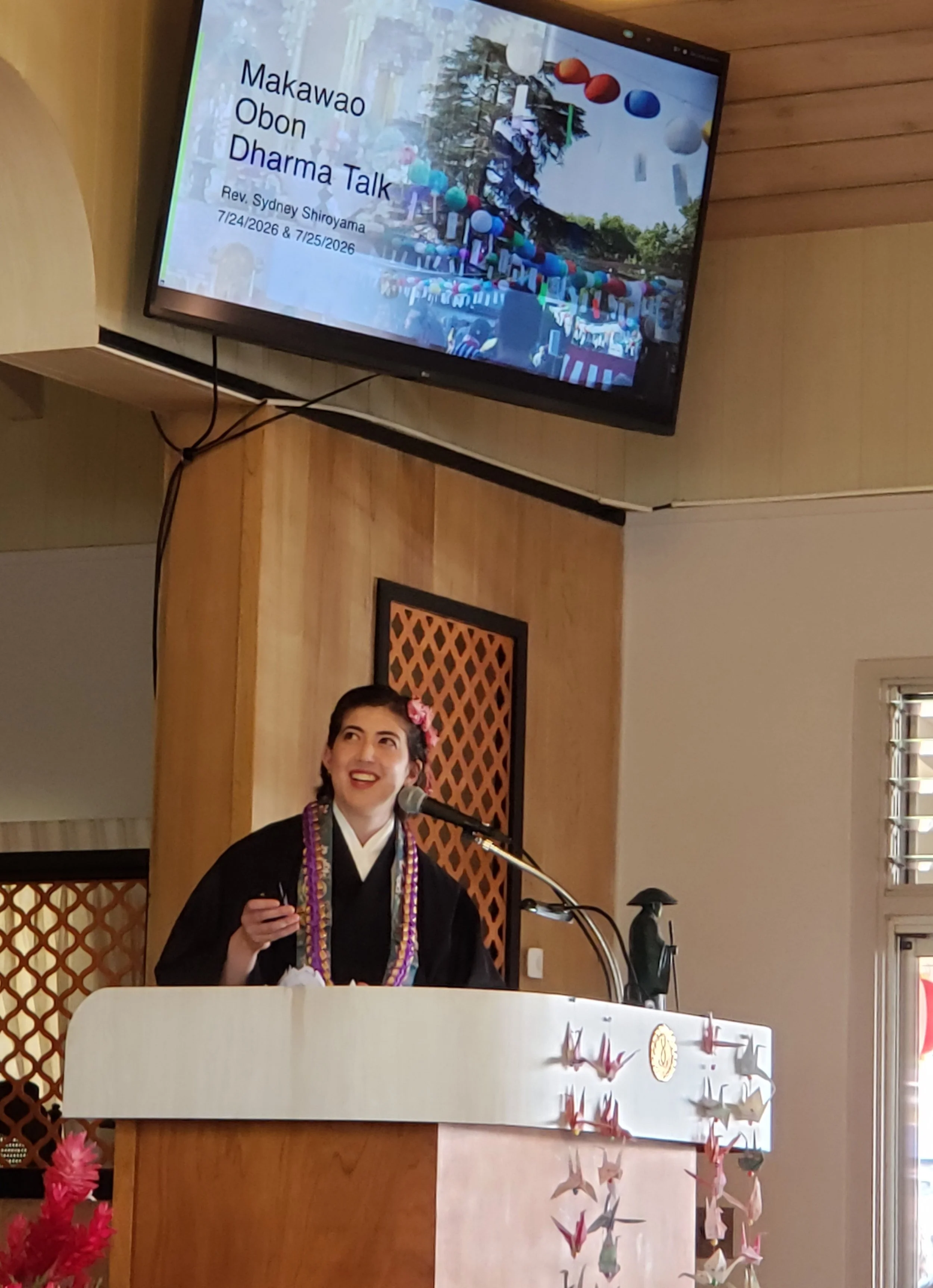 Guest Speaker Rev. Sydney Shiroyama