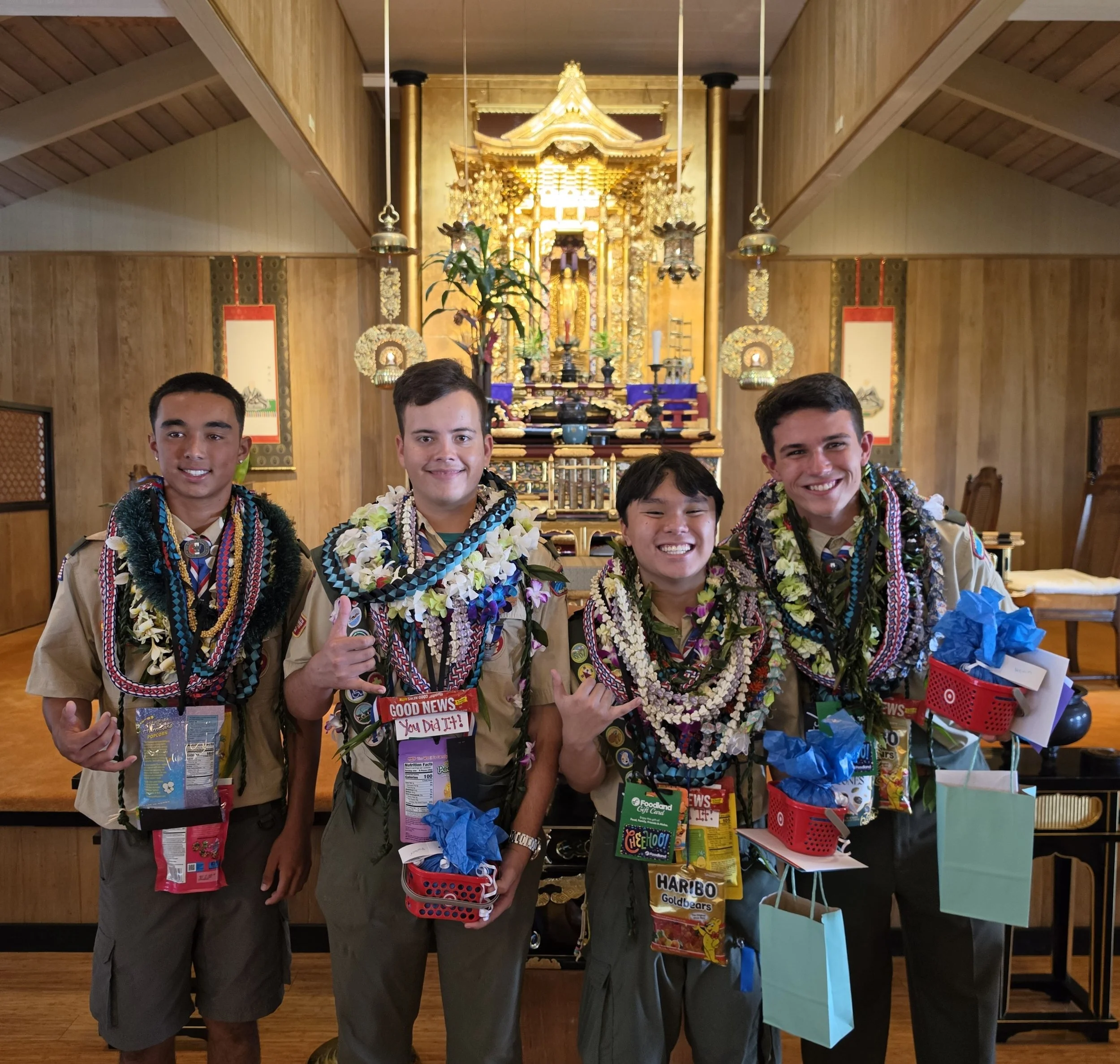 Eagles Makoa, Parker, Brayden, and Nevin