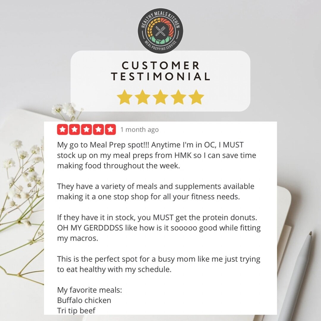 We're feeling grateful and inspired by this glowing review from one of our happy clients! It's always a privilege to be a part of someone's journey towards better health and wellness. Thank you for trusting us to fuel your body with delicious and nut