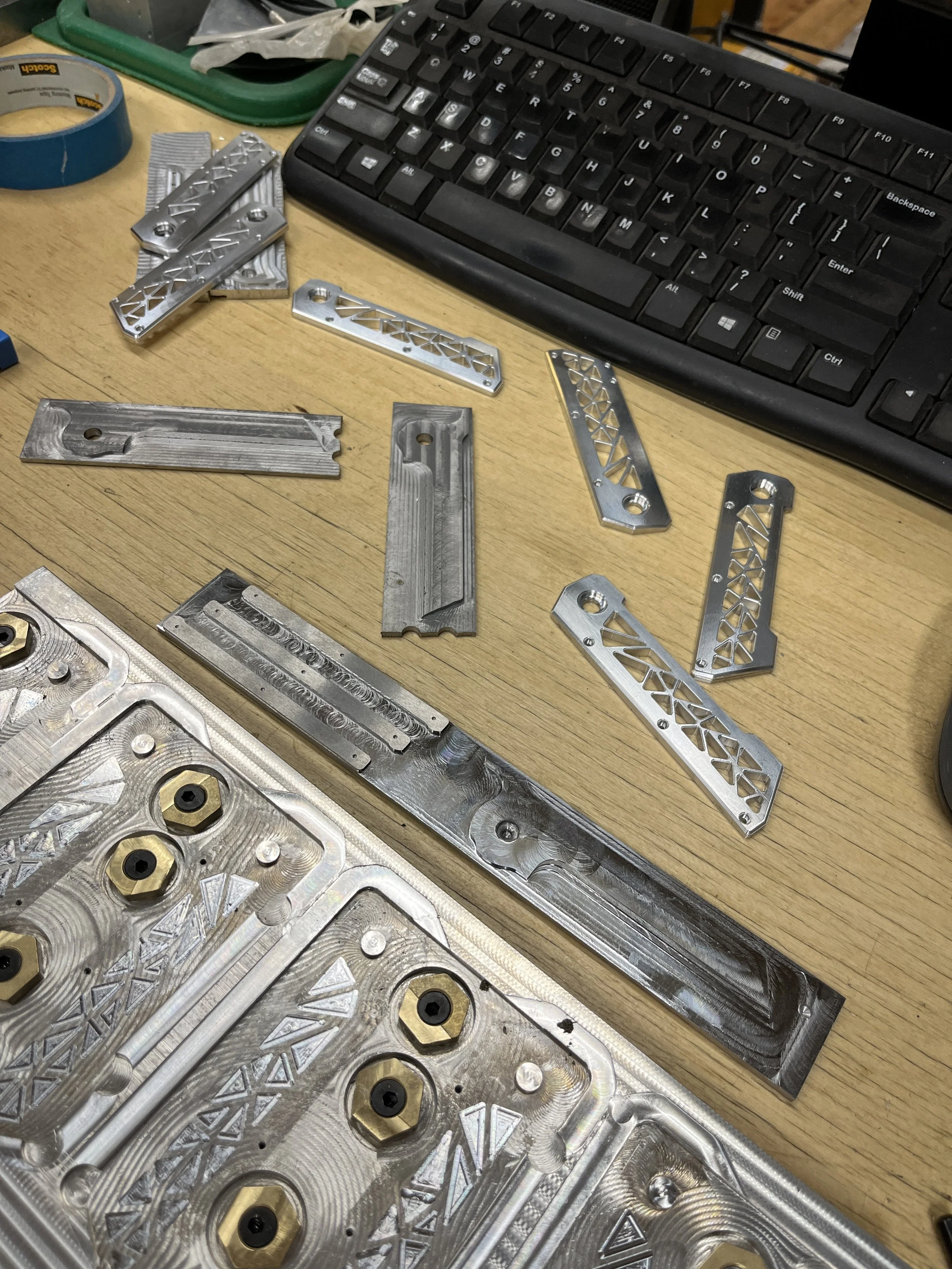 Making the steel components