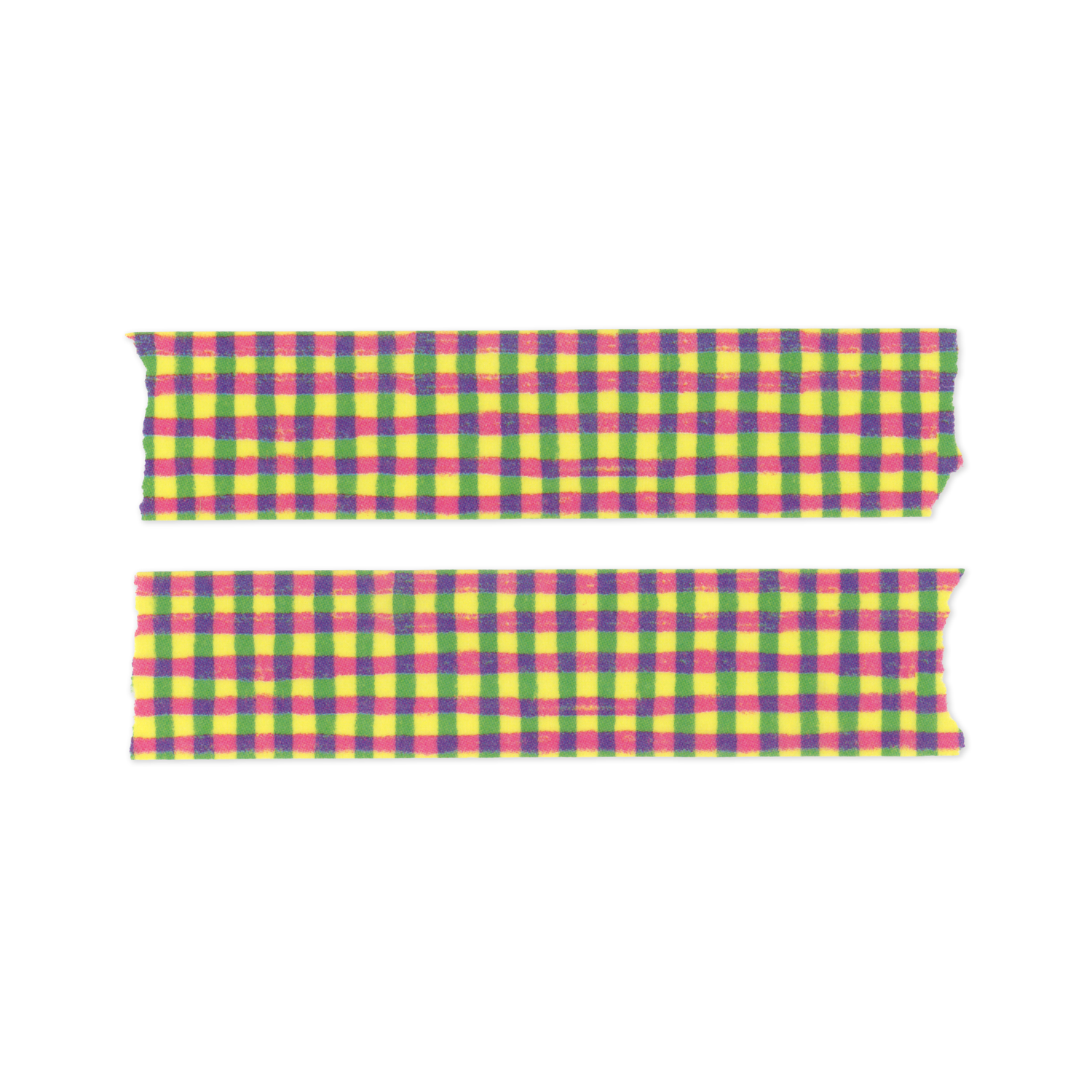 Rainbow Gingham Washi Tape