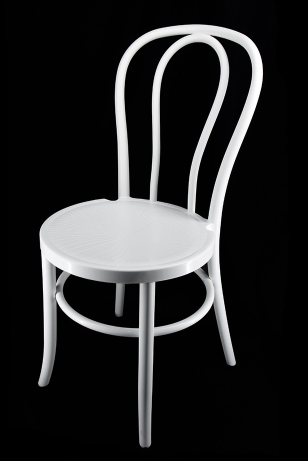 White Bentwood Style Chairs