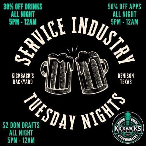 🤪 We know that you know that we know that you know&hellip; all about our AMAZING TUESDAY #specials! 🎉  Come on over EVERY TUESDAY for 30% off drinks, 50% off apps and $2 domestic drafts! 🍻🍹 Only at @kickbacksbackyarddenison! 🙌