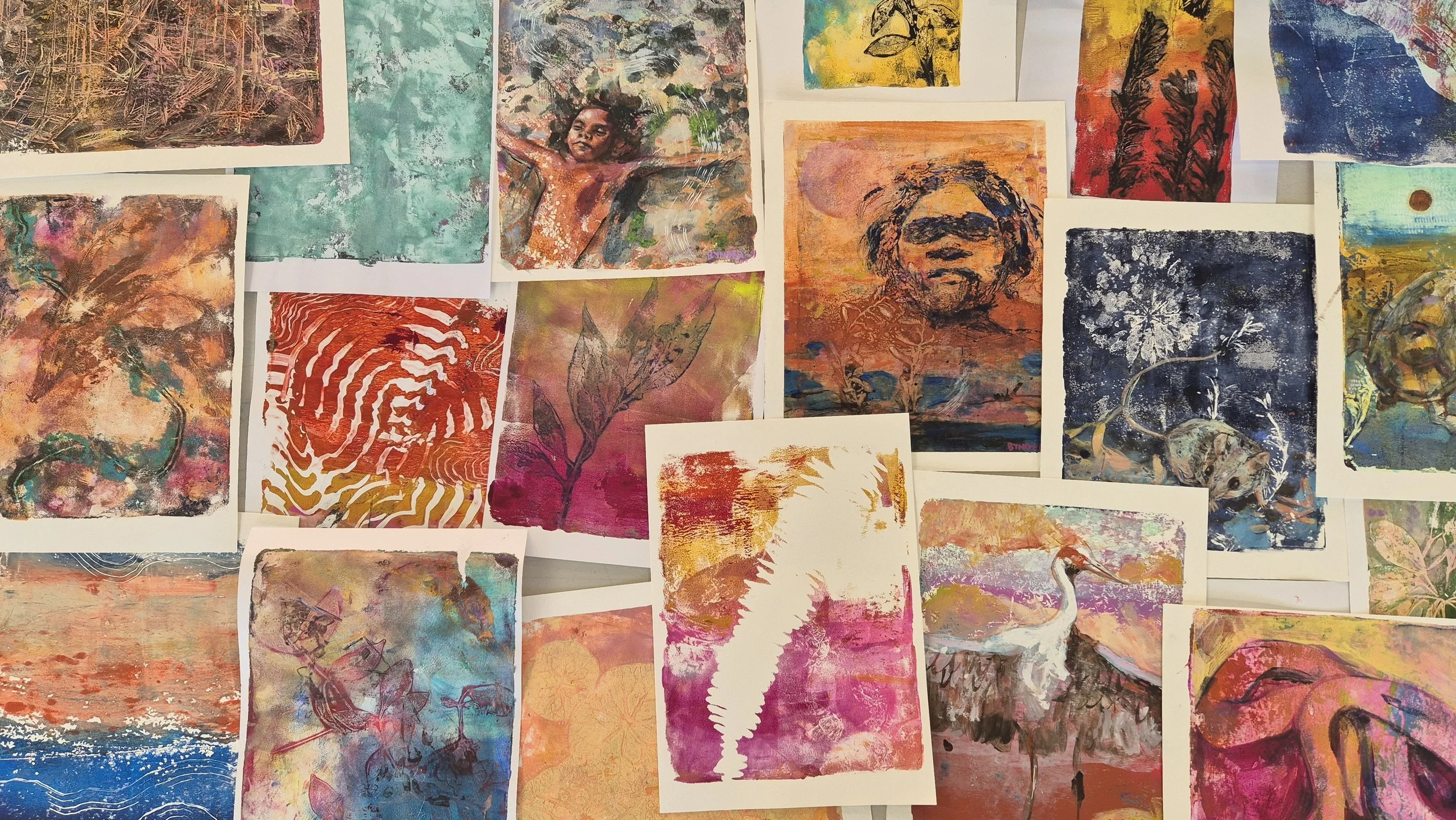 Gelli Plate Printing Workshop Mothers Day Edition Friday 8 May 2026