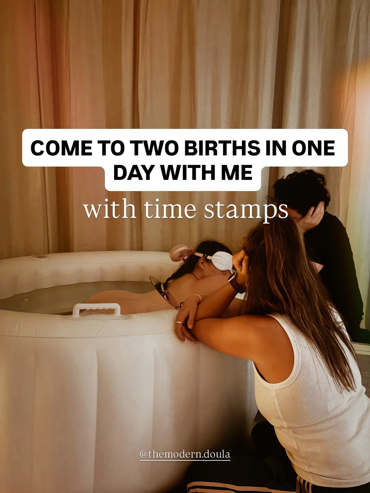 I get asked this a bit&hellip; what happens if there&rsquo;s a clash?! 

A true clash is rare, but back-to-backs, birth marathons and multi-day visits are definitely a thing!! The birth gods were looking after me on this day, was even able to get a p