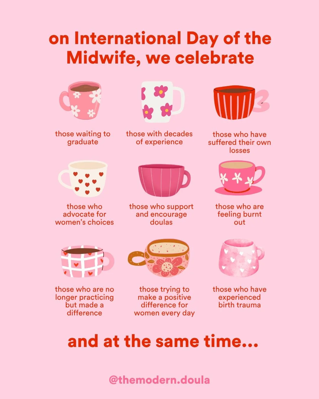Today is international day of the midwife (IDM) and the theme for this year is &ldquo;one million midwives&rdquo;.

And while today is the day we celebrate the wonderful women &amp; men who support, care for and educate women and mothers, it&rsquo;s 