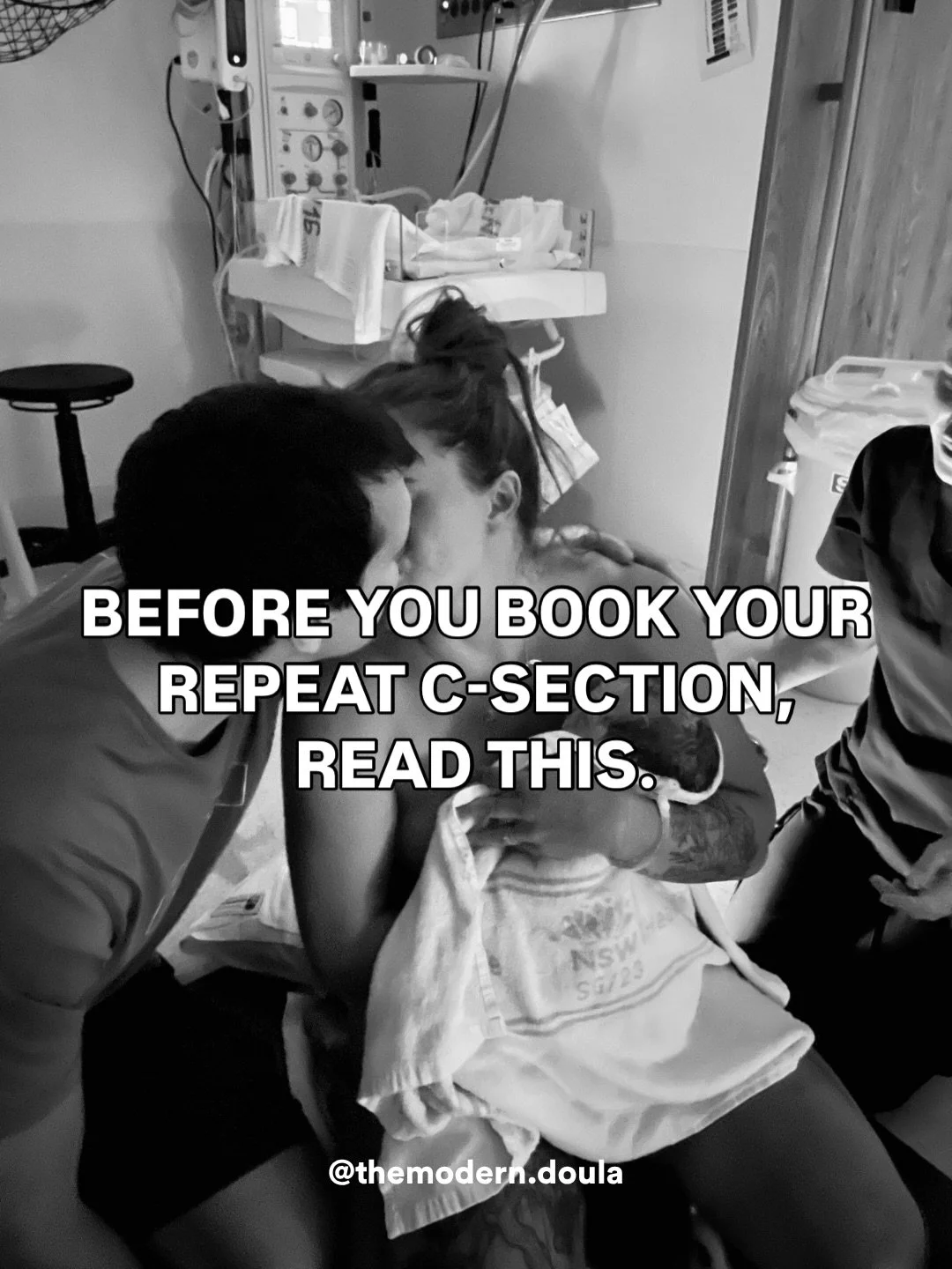 &lsquo;Once a c section always a c section&rsquo; is outdated, boring, and needs to get in the bin 🚮😊

The biggest medical concern of a vaginal birth after caesarean is uterine rupture, but the evidence states that the actual chances of this happen