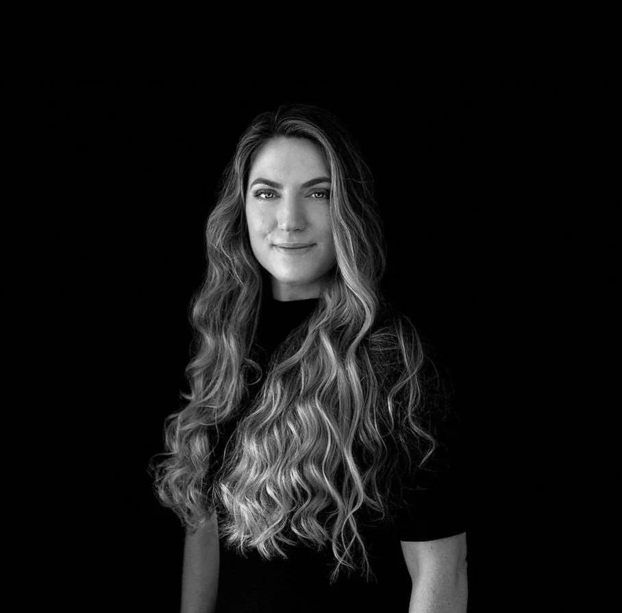 Black and white headshot of Jade Stewart from Aurore Holistic Health