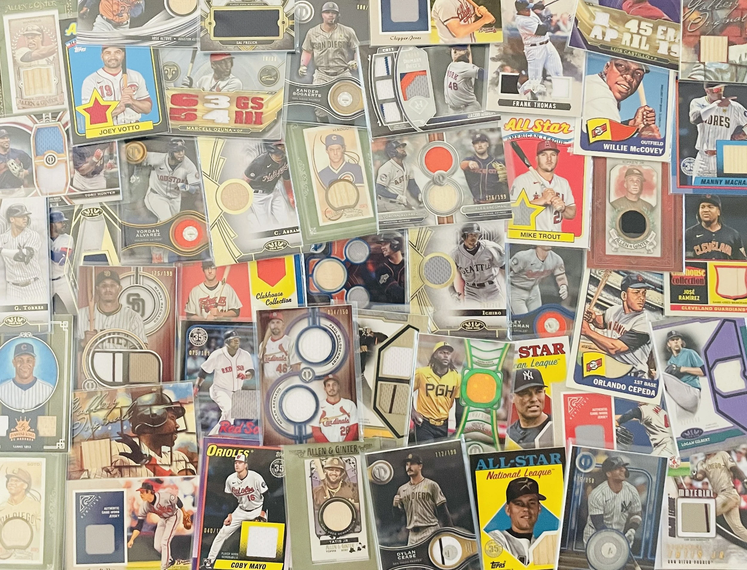 1 RELIC (game-used and/or numbered)