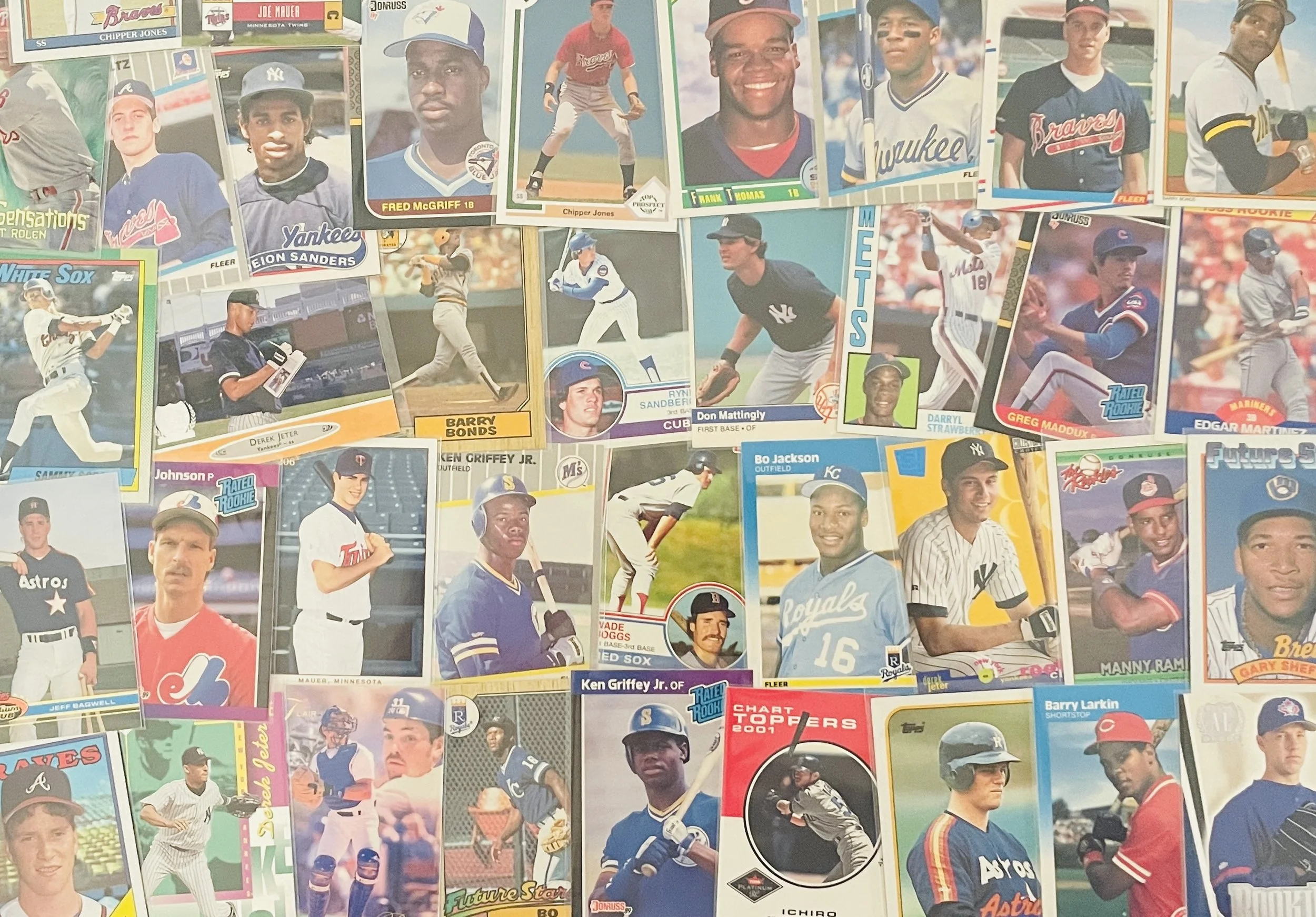 1 HOF/"Legend" RC (Sandberg, Griffey, Bo, Jeter, Mauer, Ichiro, Frank Thomas, Maddux, more...)
