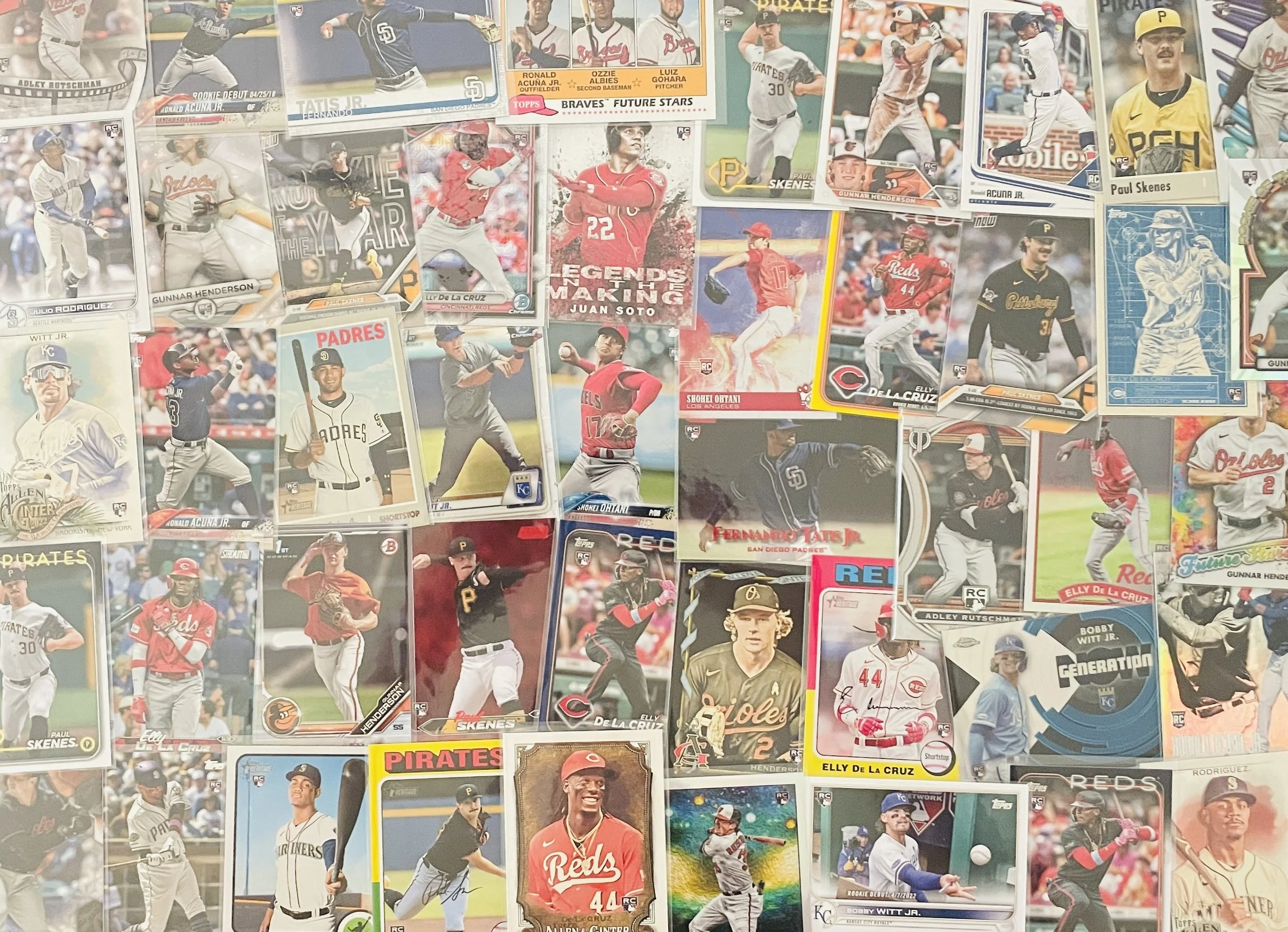 1 "Elite" RC (Ohtani, Skenes, Soto, Acuna, Tatis, Witt, J-Rod, Gunnar, Elly, Adley)