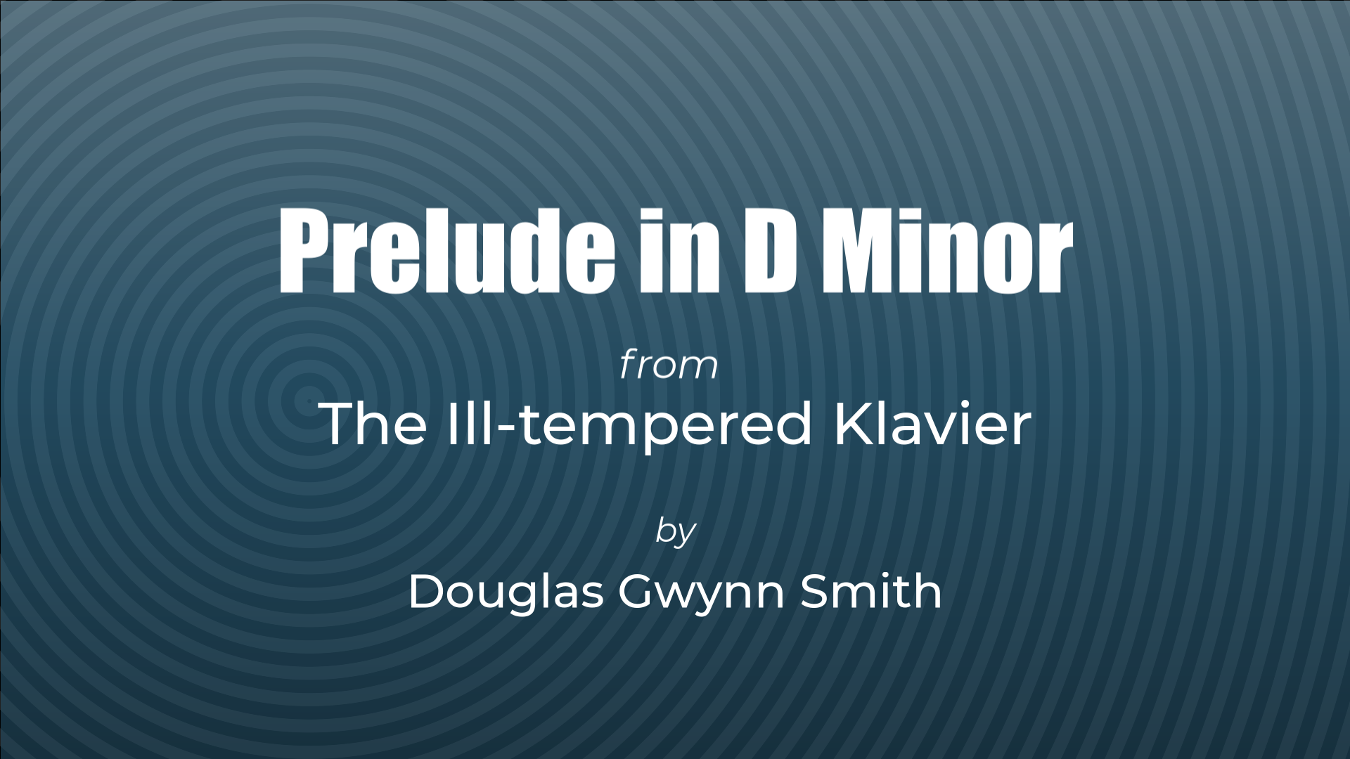 6. D Minor