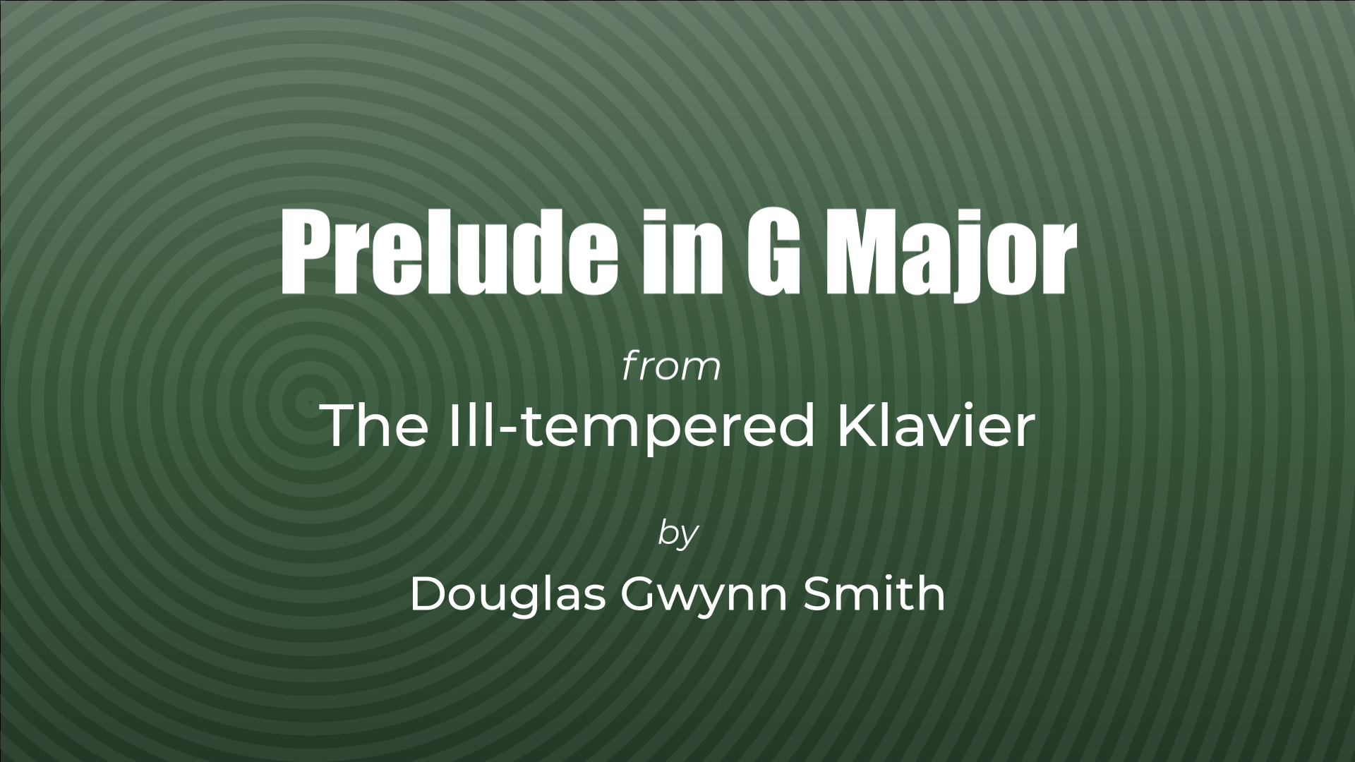 15. G Major
