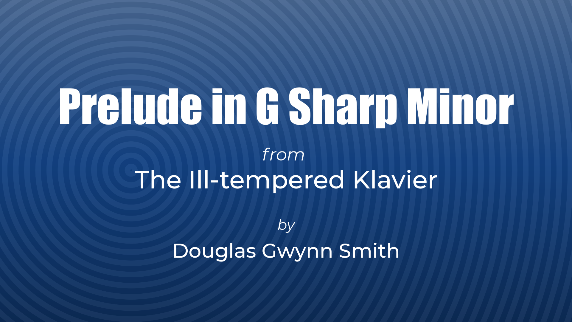 18. G Sharp Minor