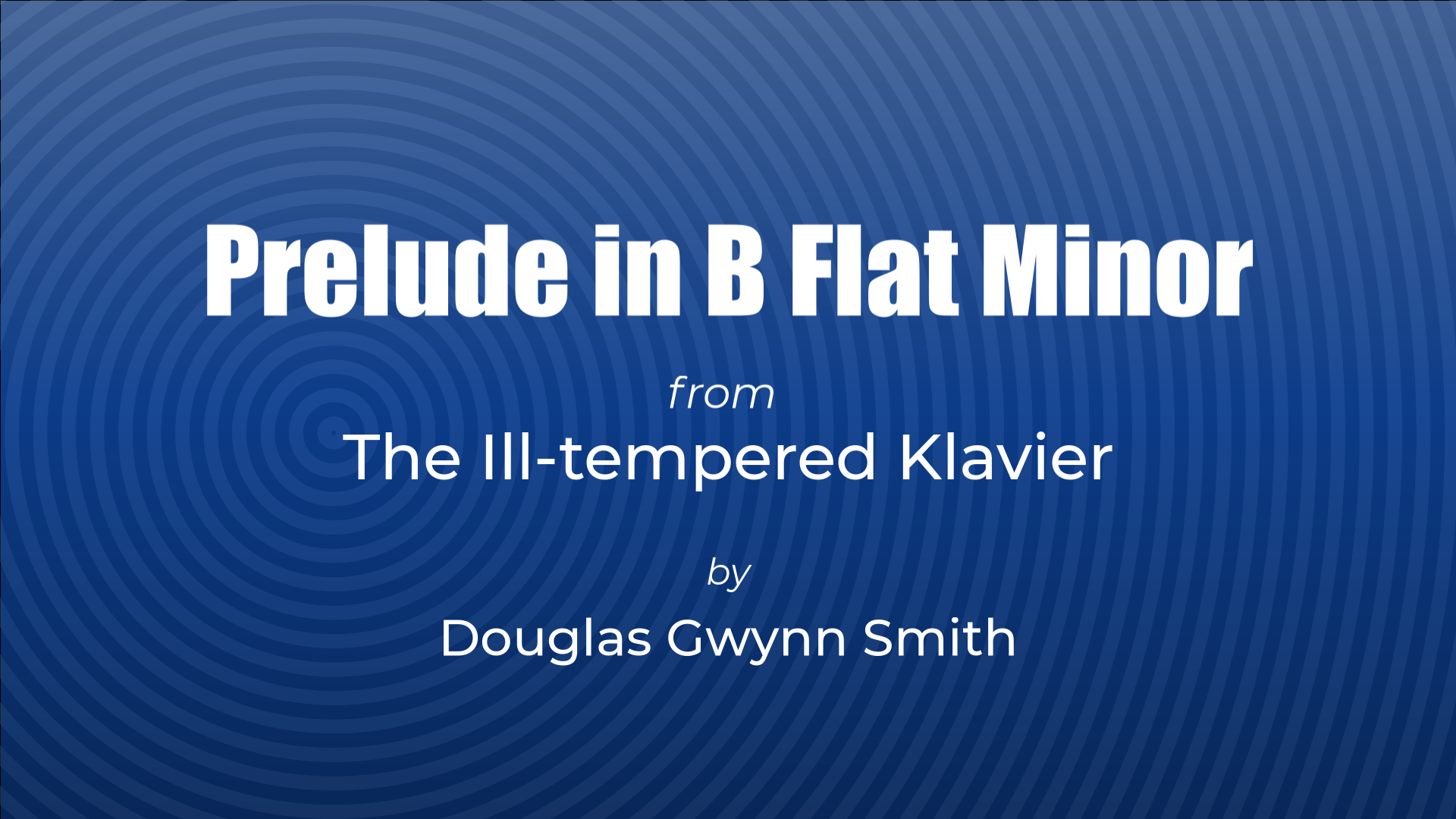 22. B Flat Minor