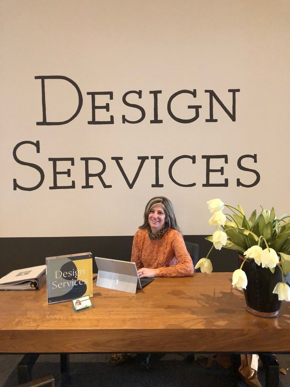 Boston Design Center, Design Services desk- Debbe Daley.JPG