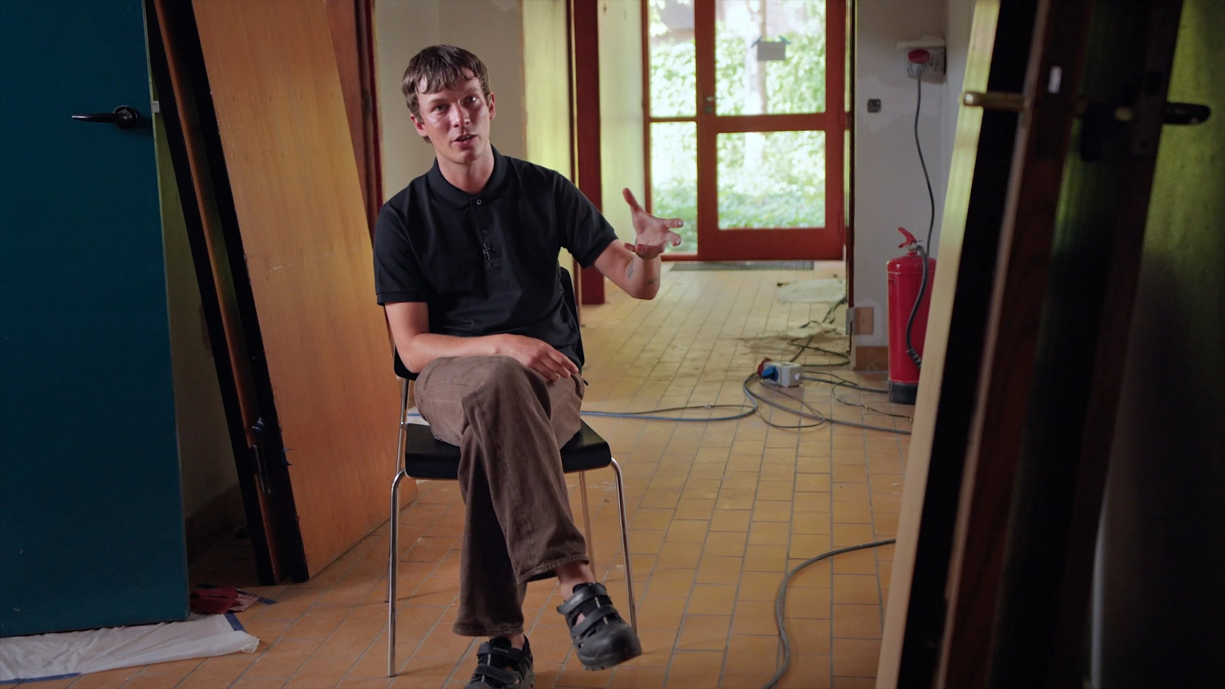 The Chapel Retold film interview moment