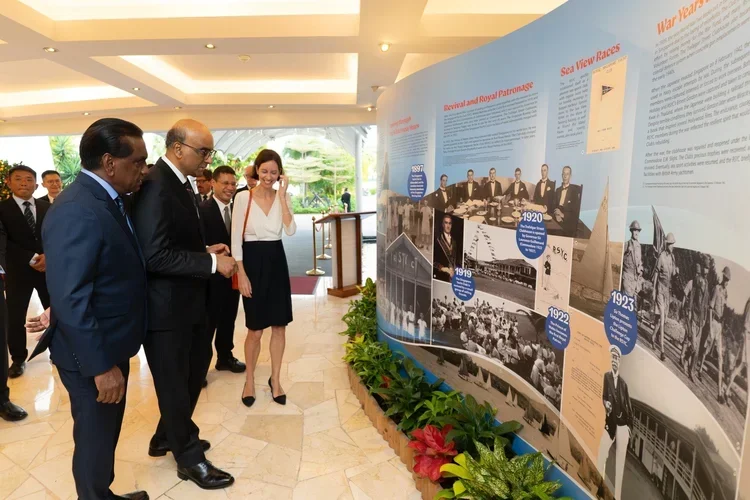 Sailing Through Time exhibition - the story of Singapore’s oldest members club