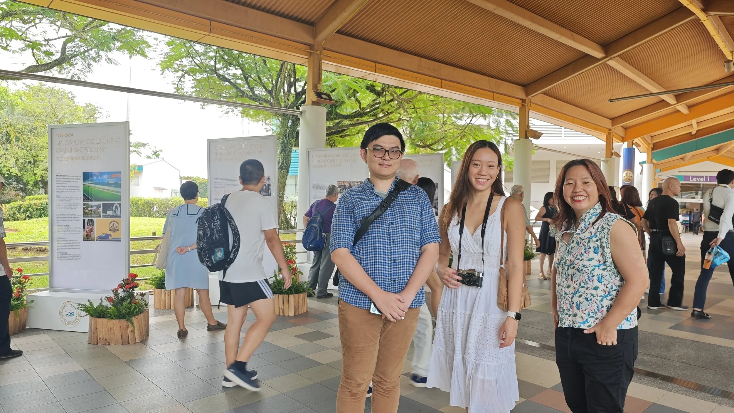 History Ink's research team at the races