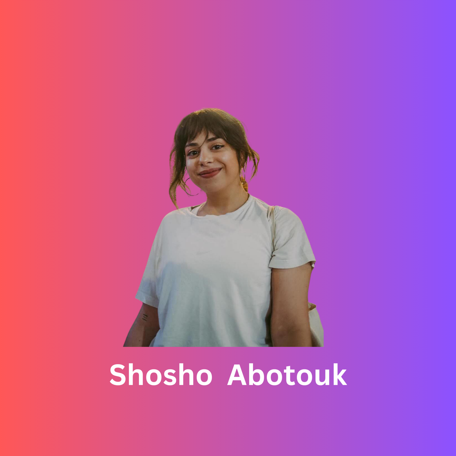 Crochet for Peace with Montreal’s Most Adorable and Edgy Comedian (and Winner of Best Baby Face), Shosho Abotouk