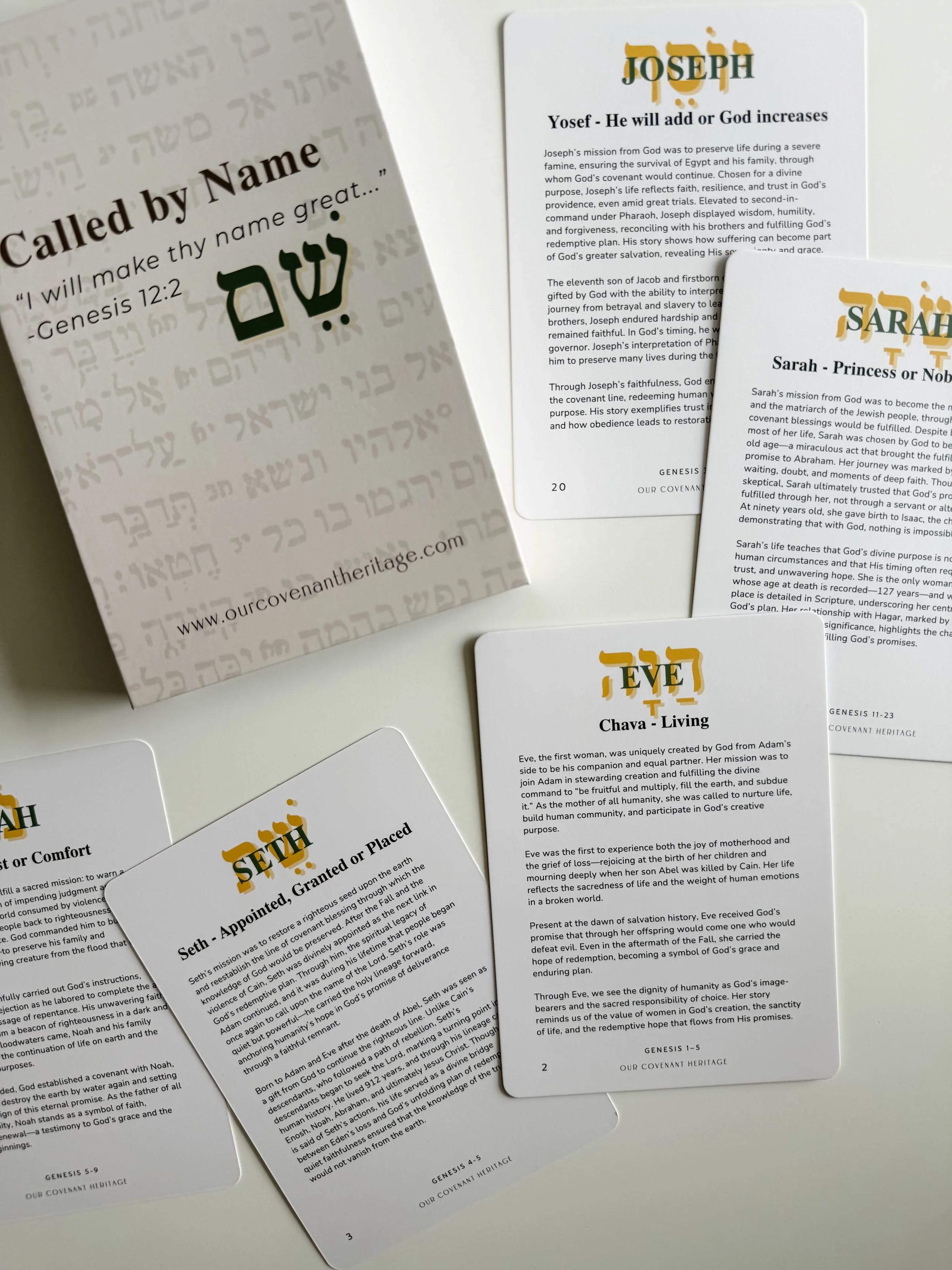 Called by Name Card Set