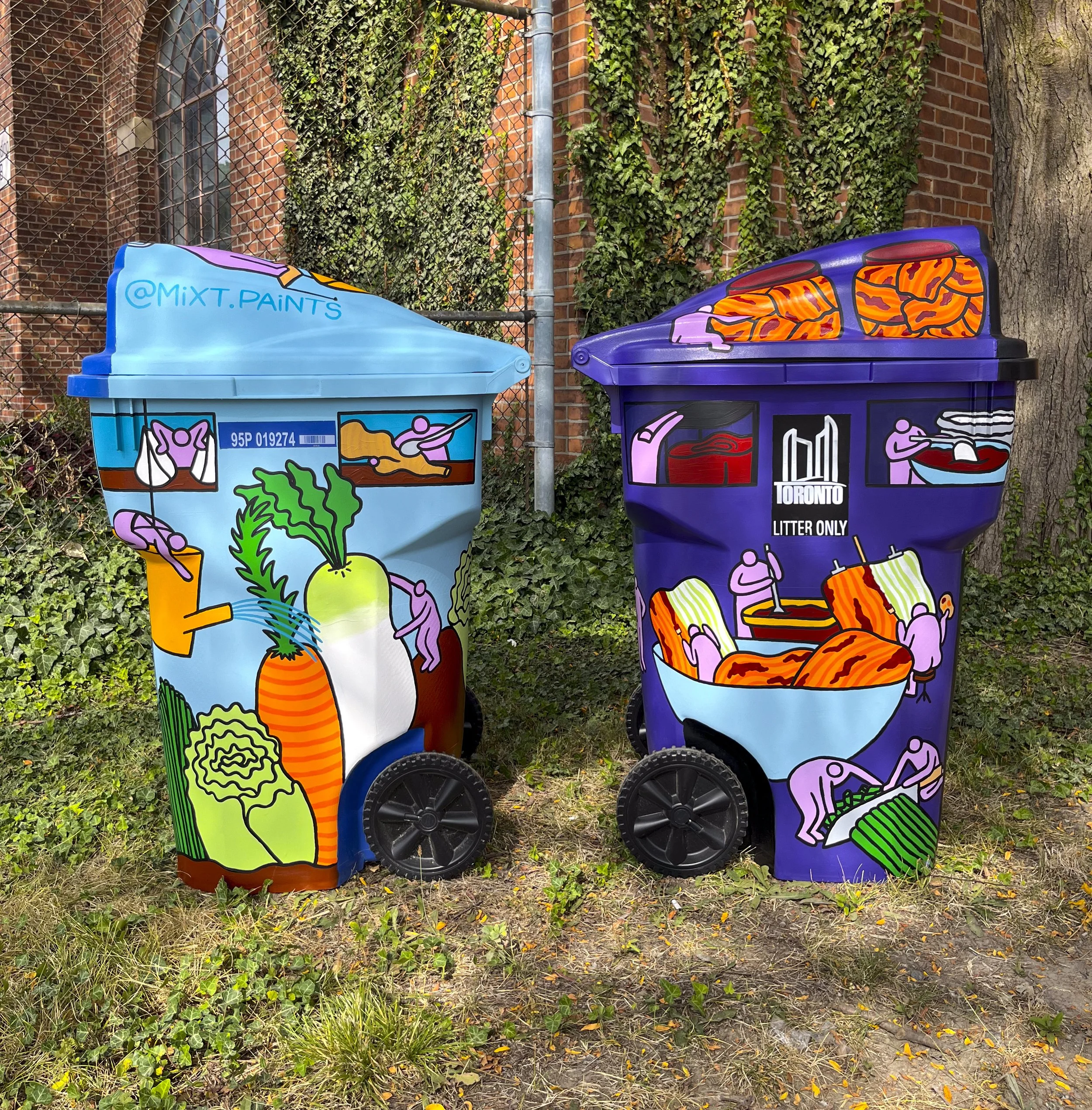 Kimchi Garden Mural - Nappa Yard & Fermentation Station
