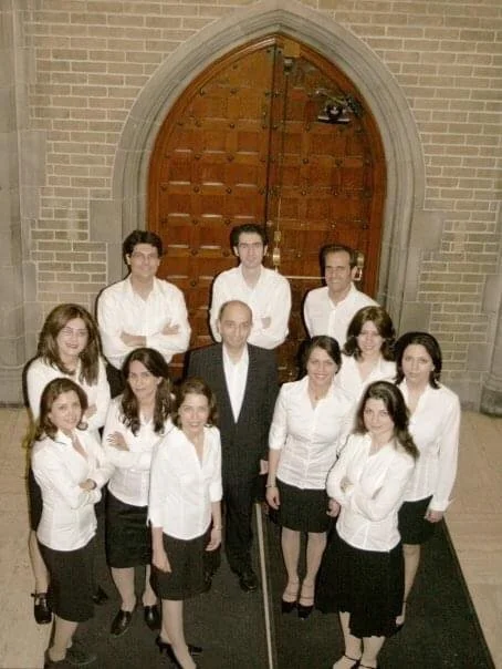 A few members of the Iranian National Choir