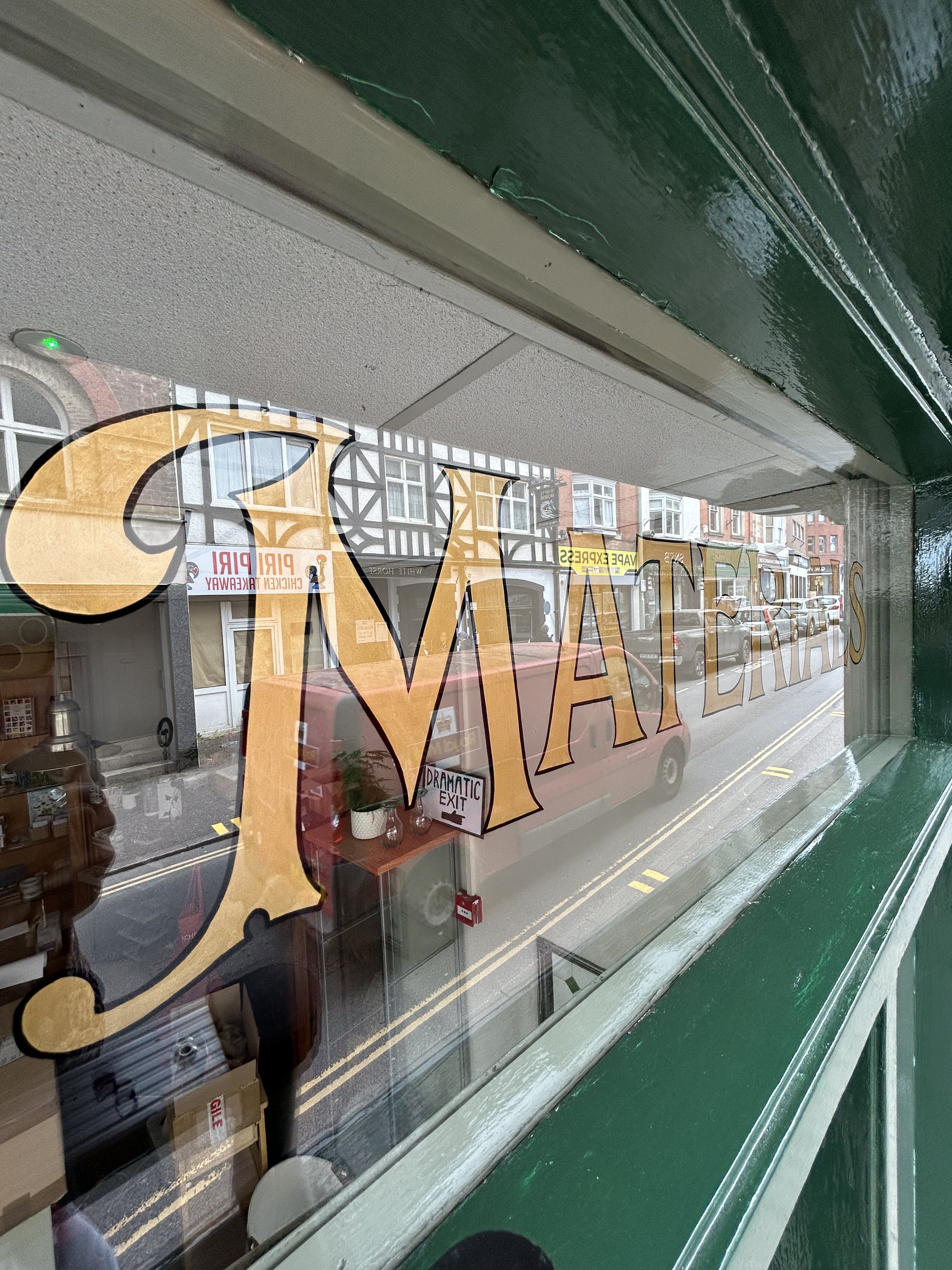 palette and paint tiverton art shop signpainting and reverse glass gilding painted by amy